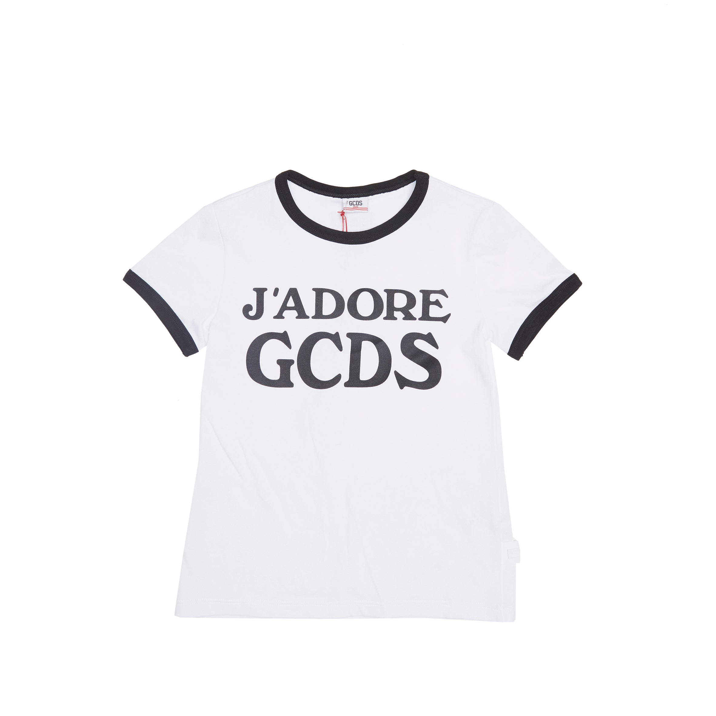 Girls White Jersey Cotton T-shirt