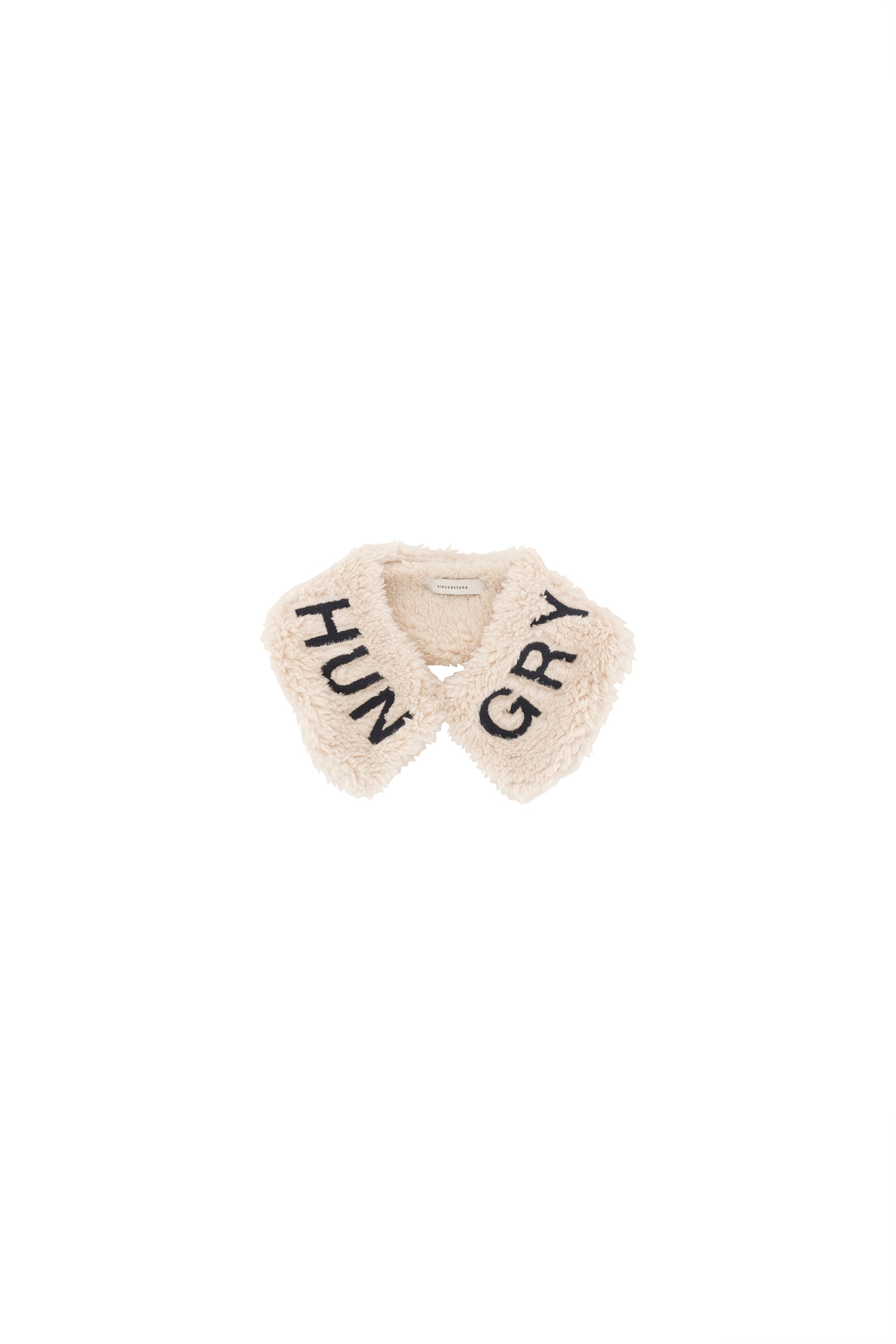 Girls Beige Fluffy Collar