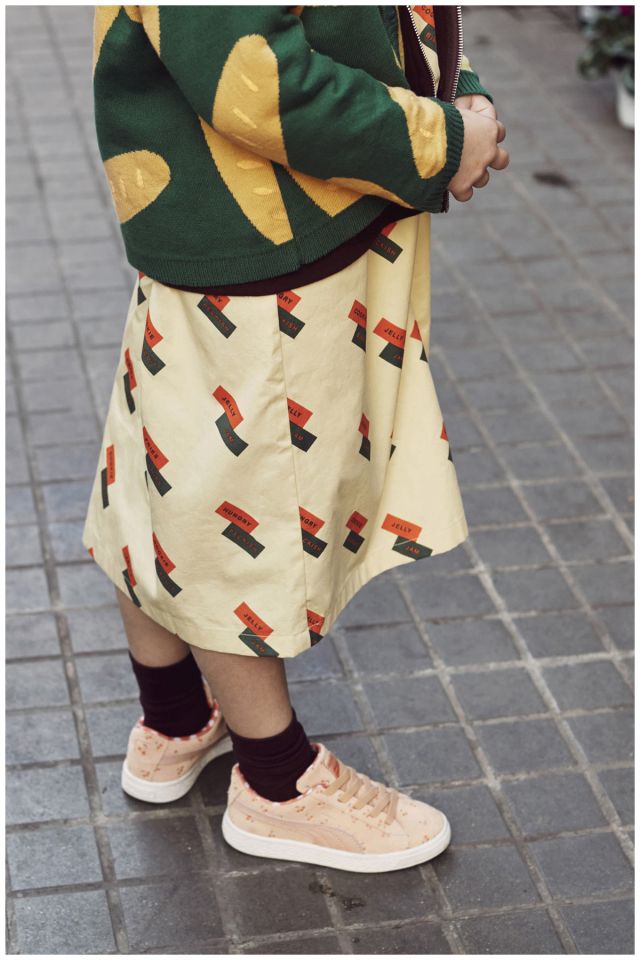 Girls & Boys Mustard & Dark Green Cotton Cardigan