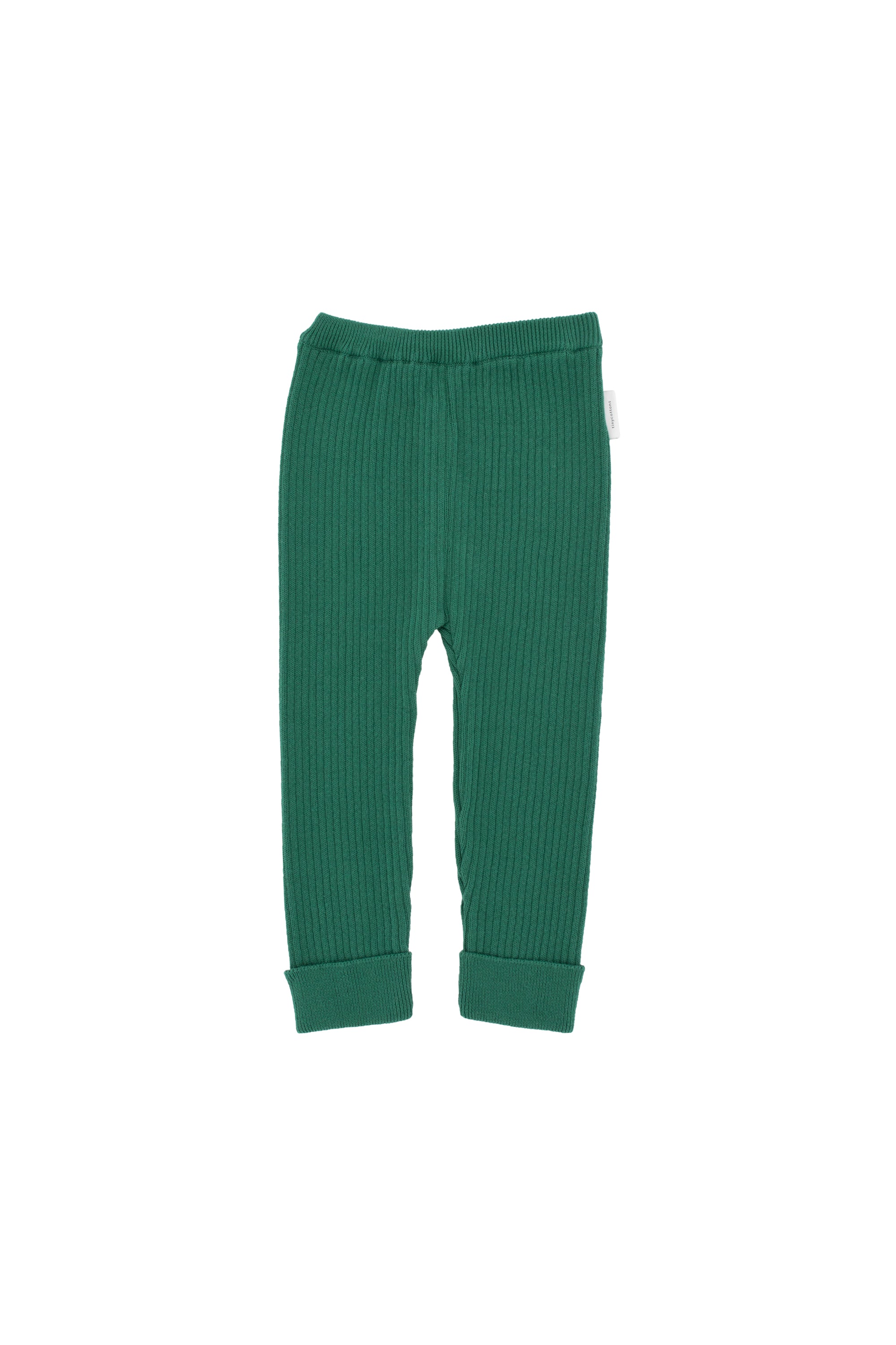 Girls Dark Green Cotton Trousers
