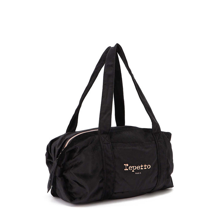 Girls Black Logo Ballet Bag(M码)