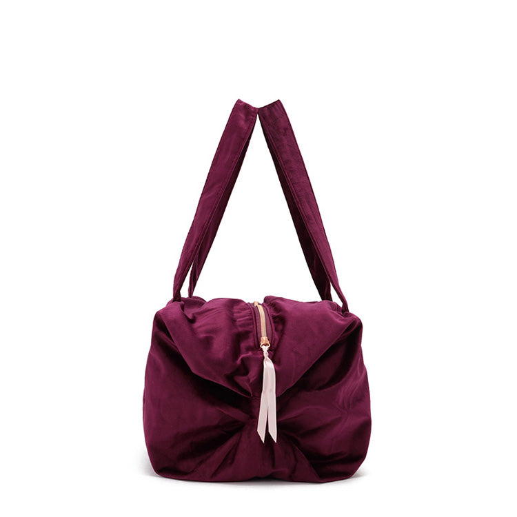 Sac de danse classique pour fille rouge foncé avec logo (taille L)