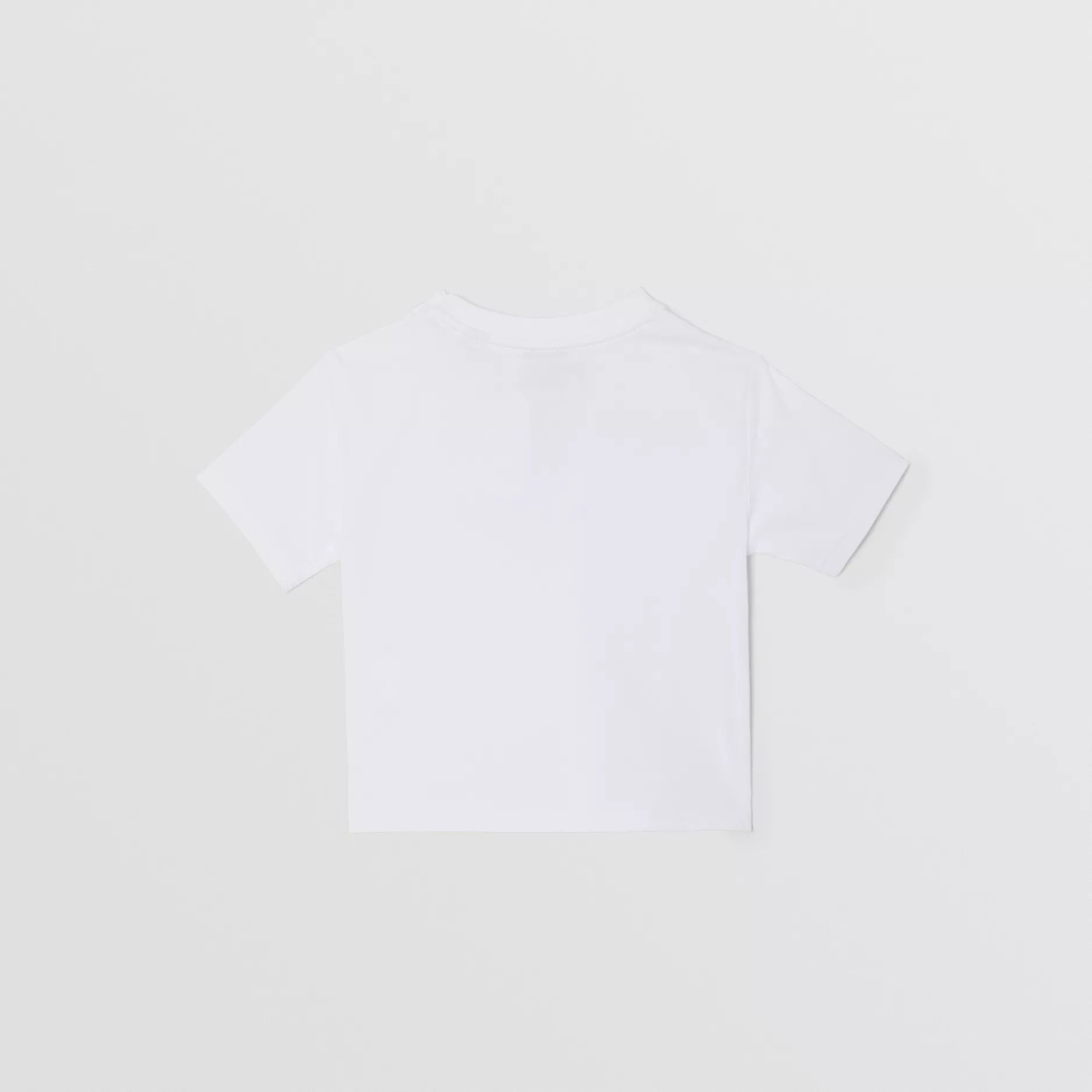 Baby Boy & Girls White Cotton T-Shirts