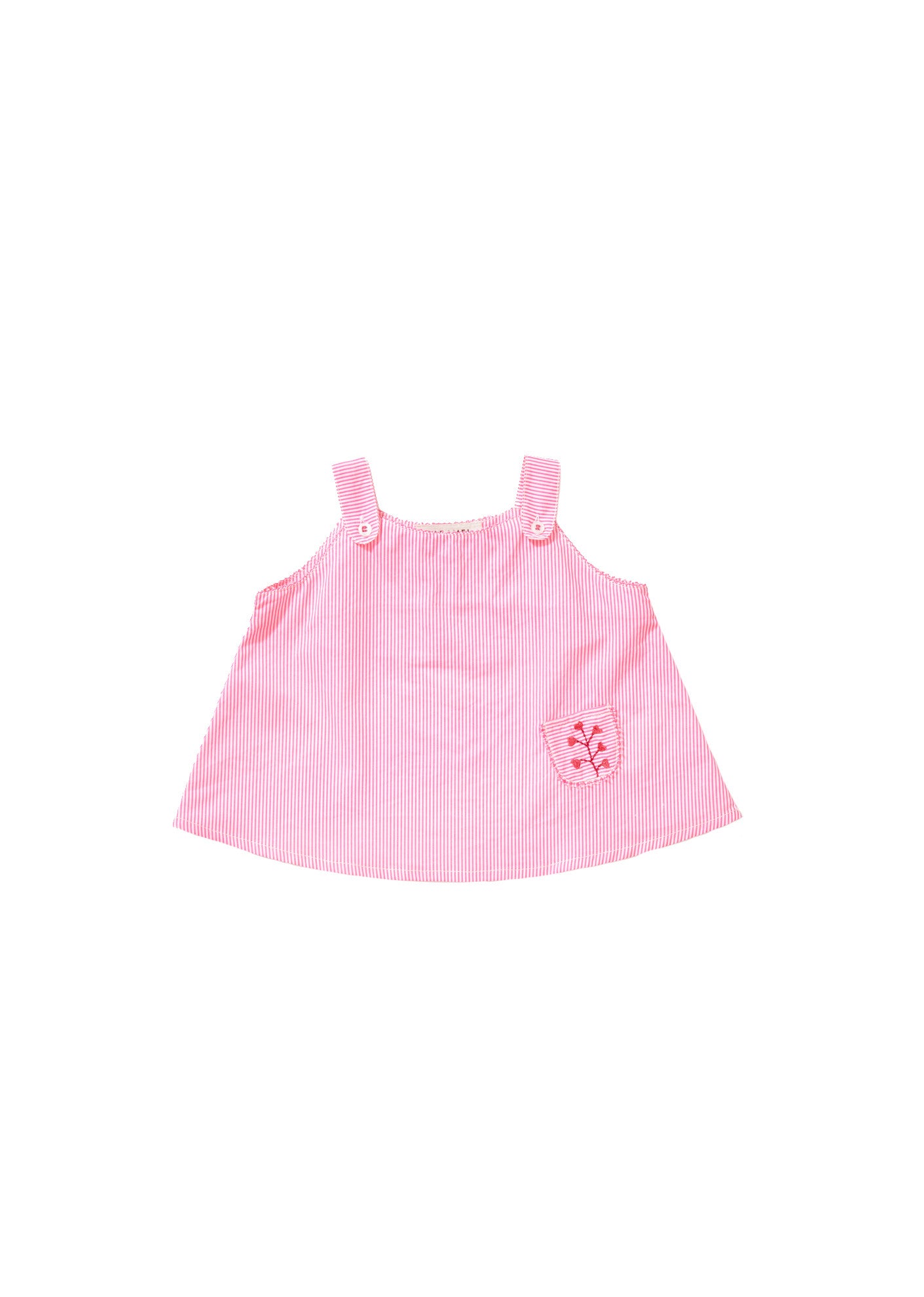 Baby Girls Pink Striped Top