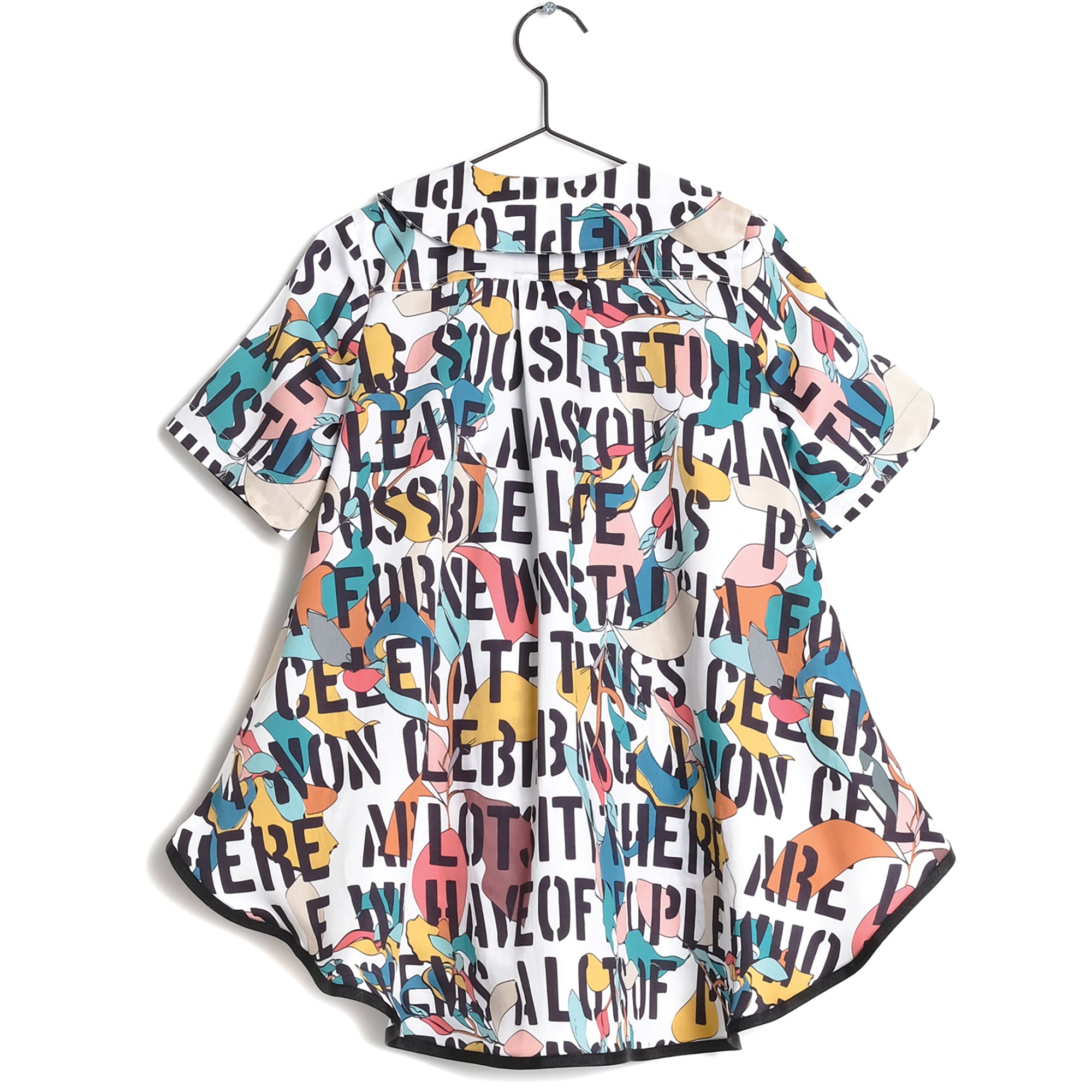 Girls Multicolour Printed Cotton Shirt