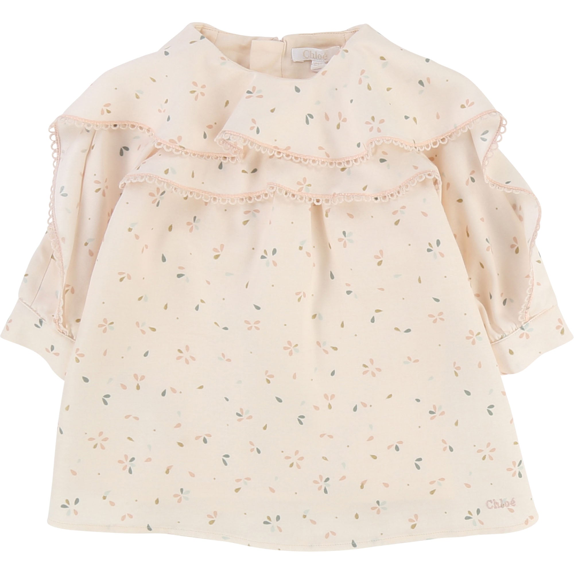 Baby Girls Light Pink Viscose Dress
