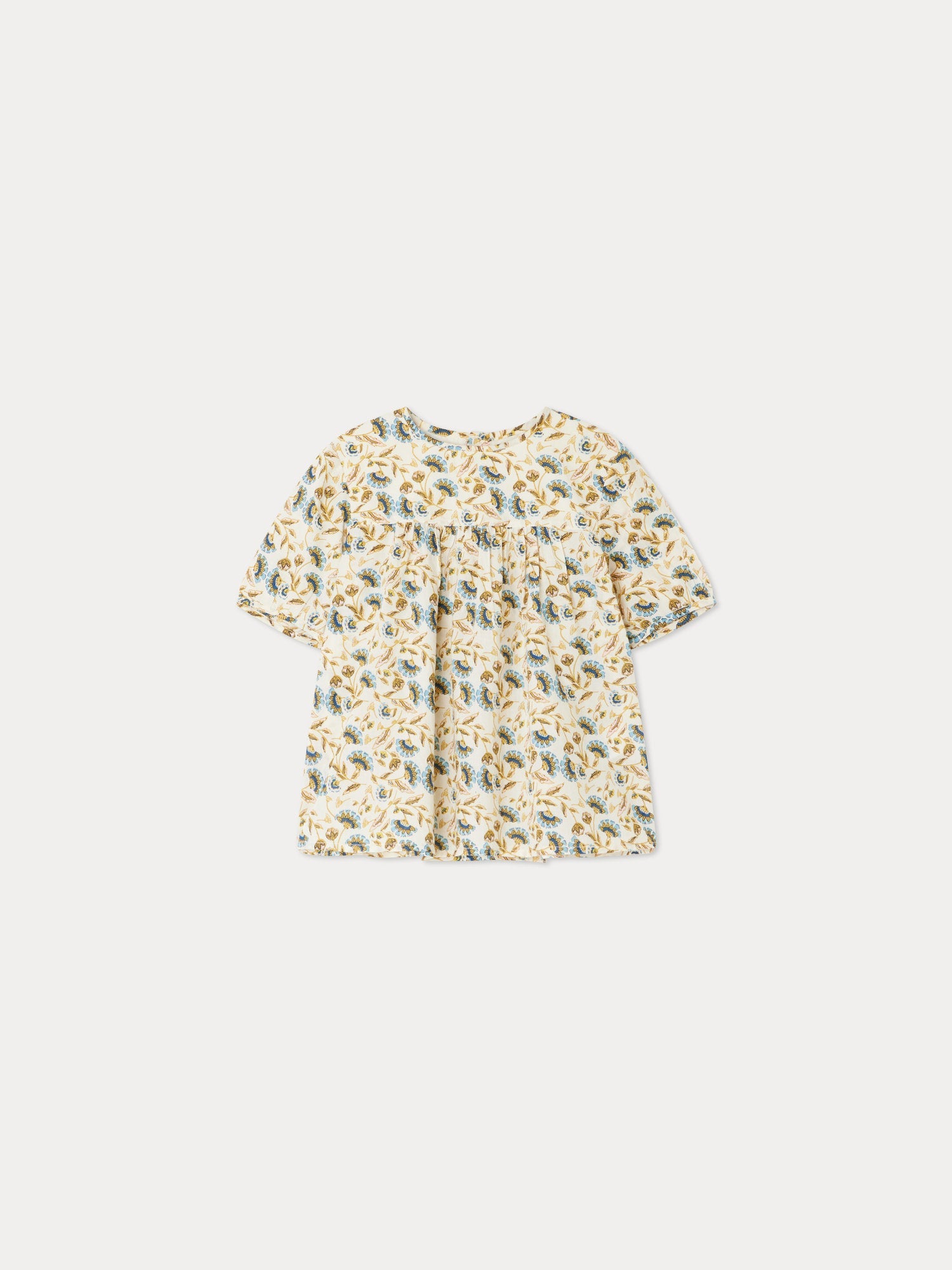 Girls Multicolor Flower Shirt