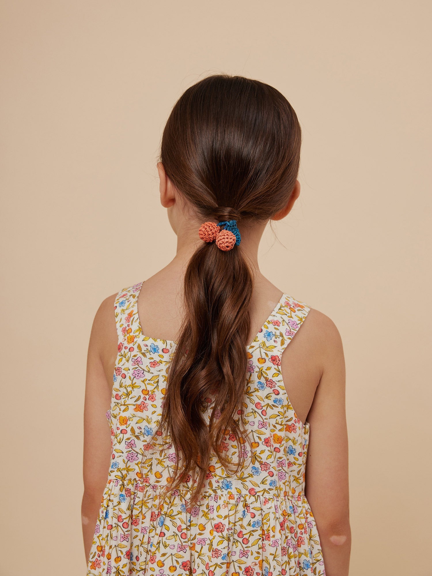 Girls Coral Hair Ring