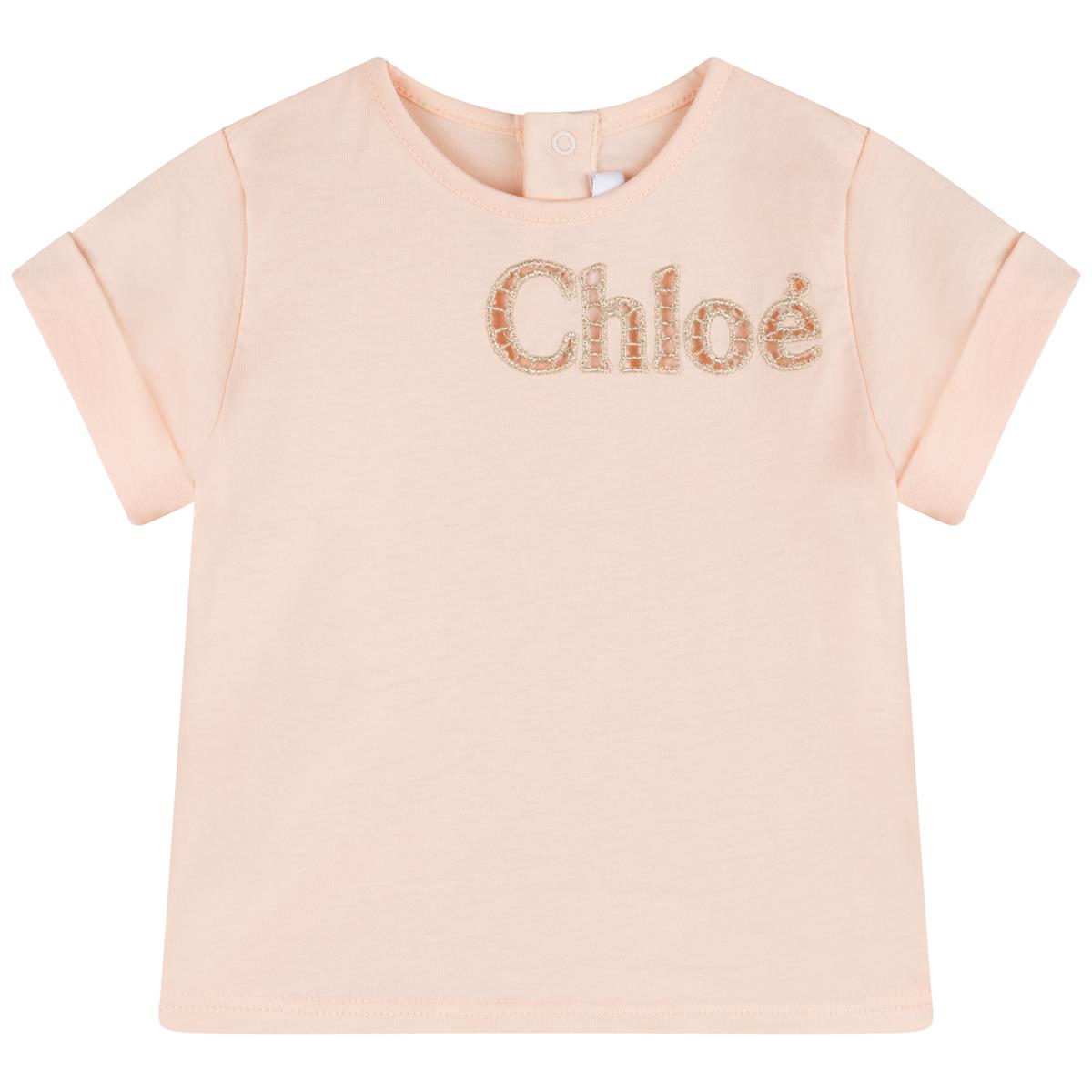 Baby Girls Pink Logo T-Shirt