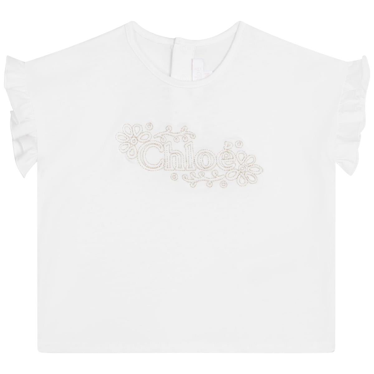Baby Girls White T-Shirt
