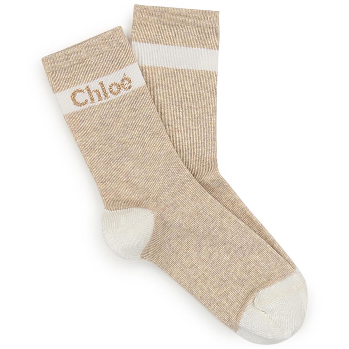 Girls Beige Socks