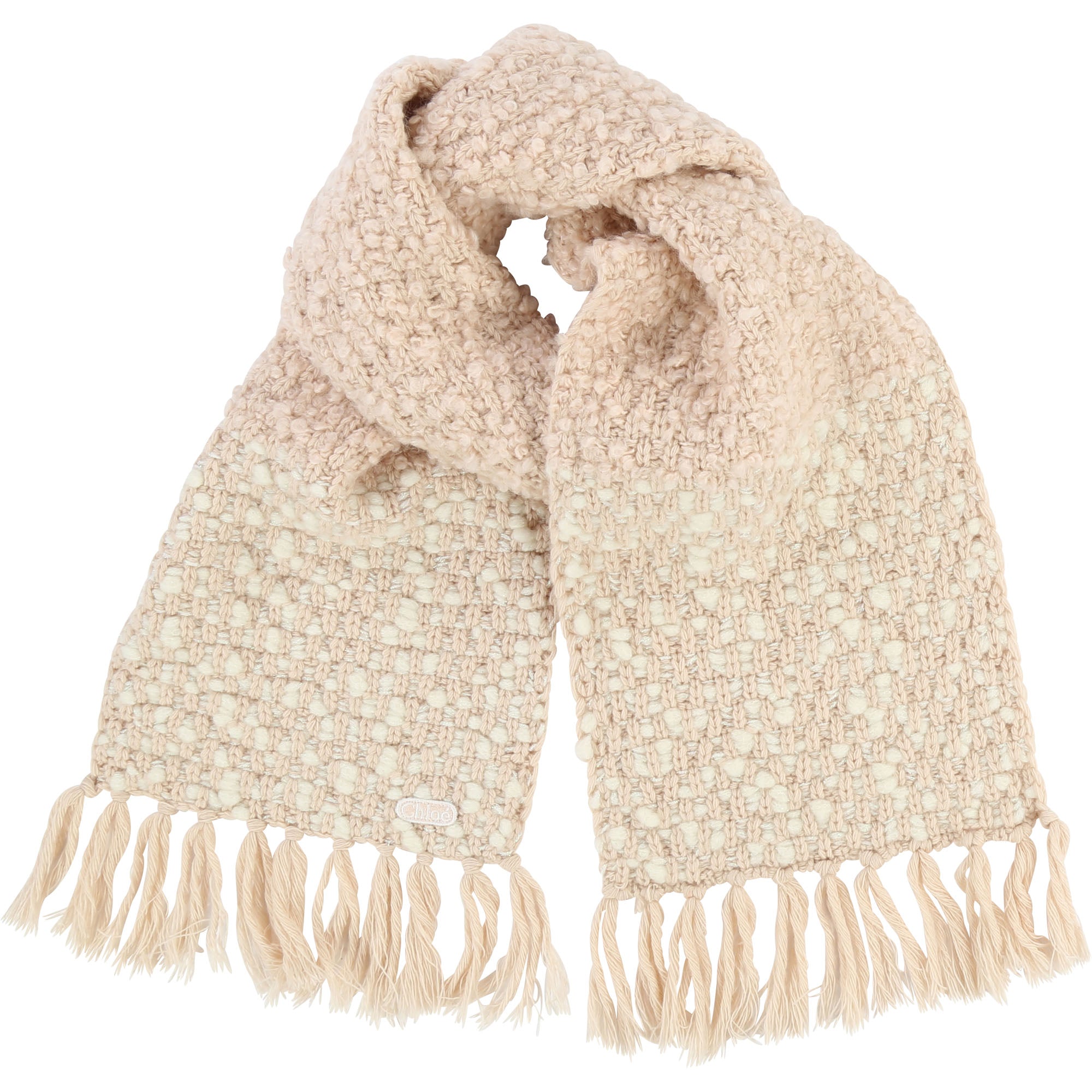 Girls Beige Rose Laine Scarve