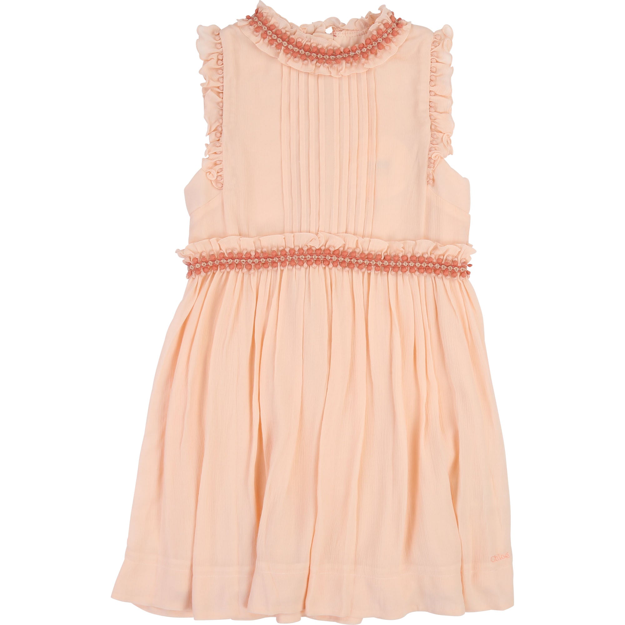 Girls Peach Dress