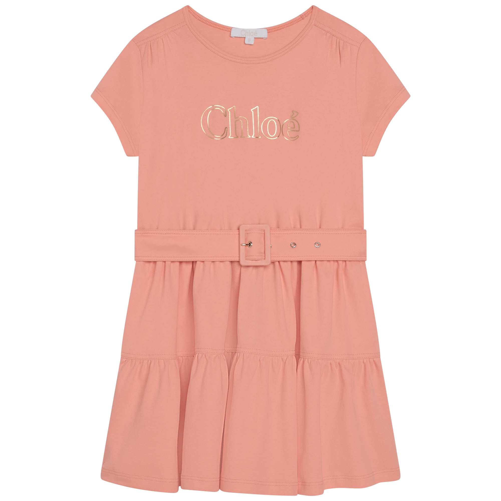 Girls Pink Cotton Dress