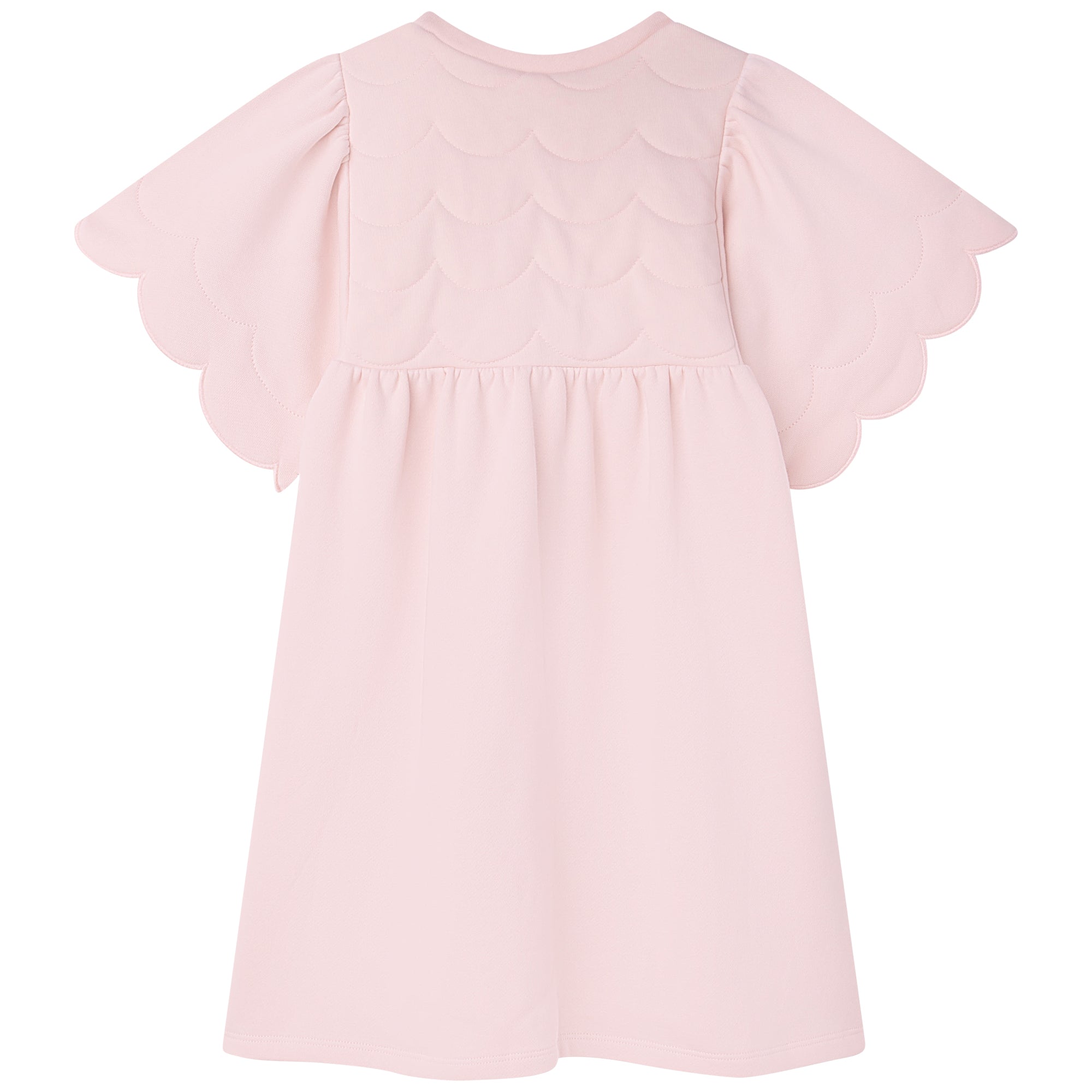 Girls Pink Cotton Dress