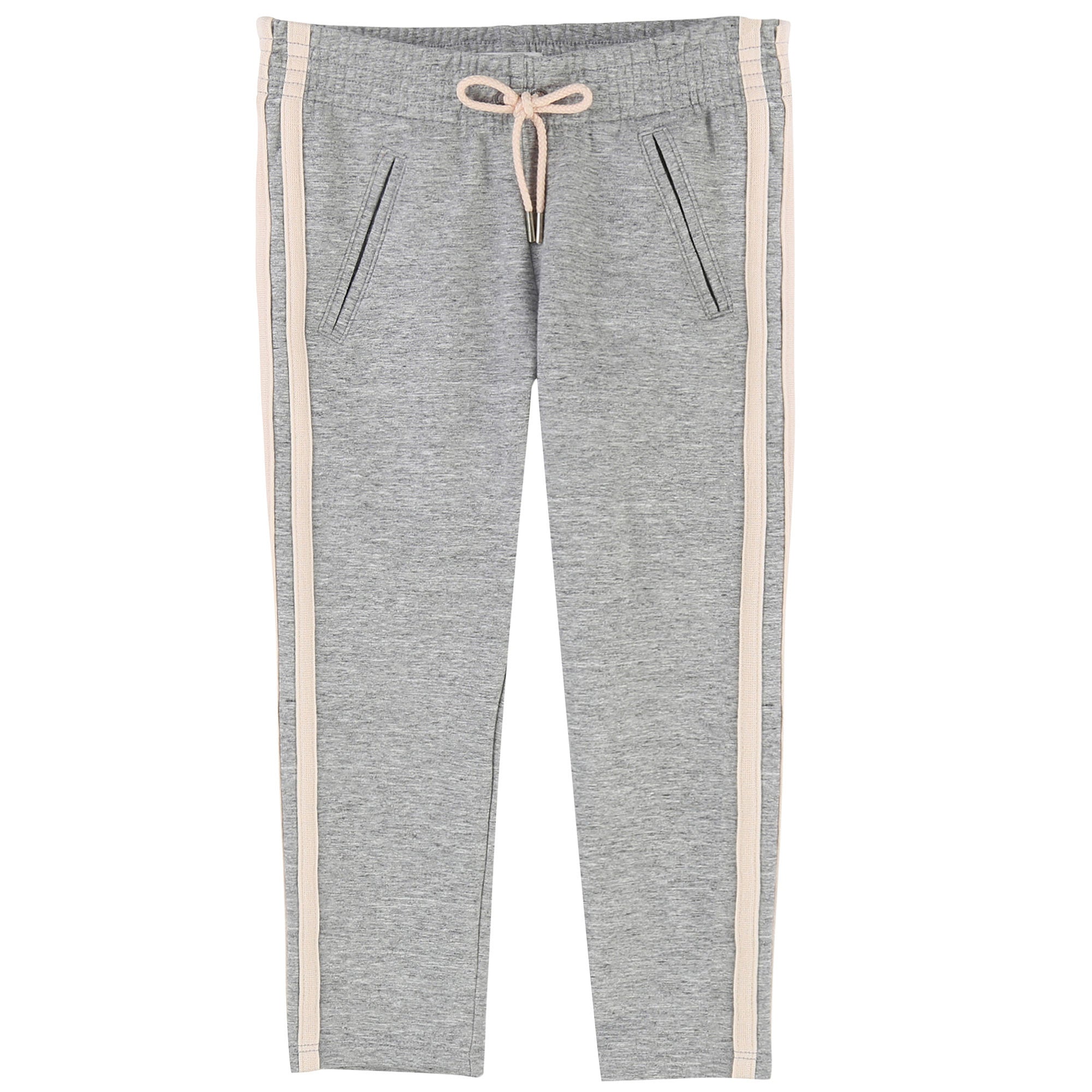 Girl Grey Cotton Sweatpants - CÉMAROSE | Children's Fashion Store