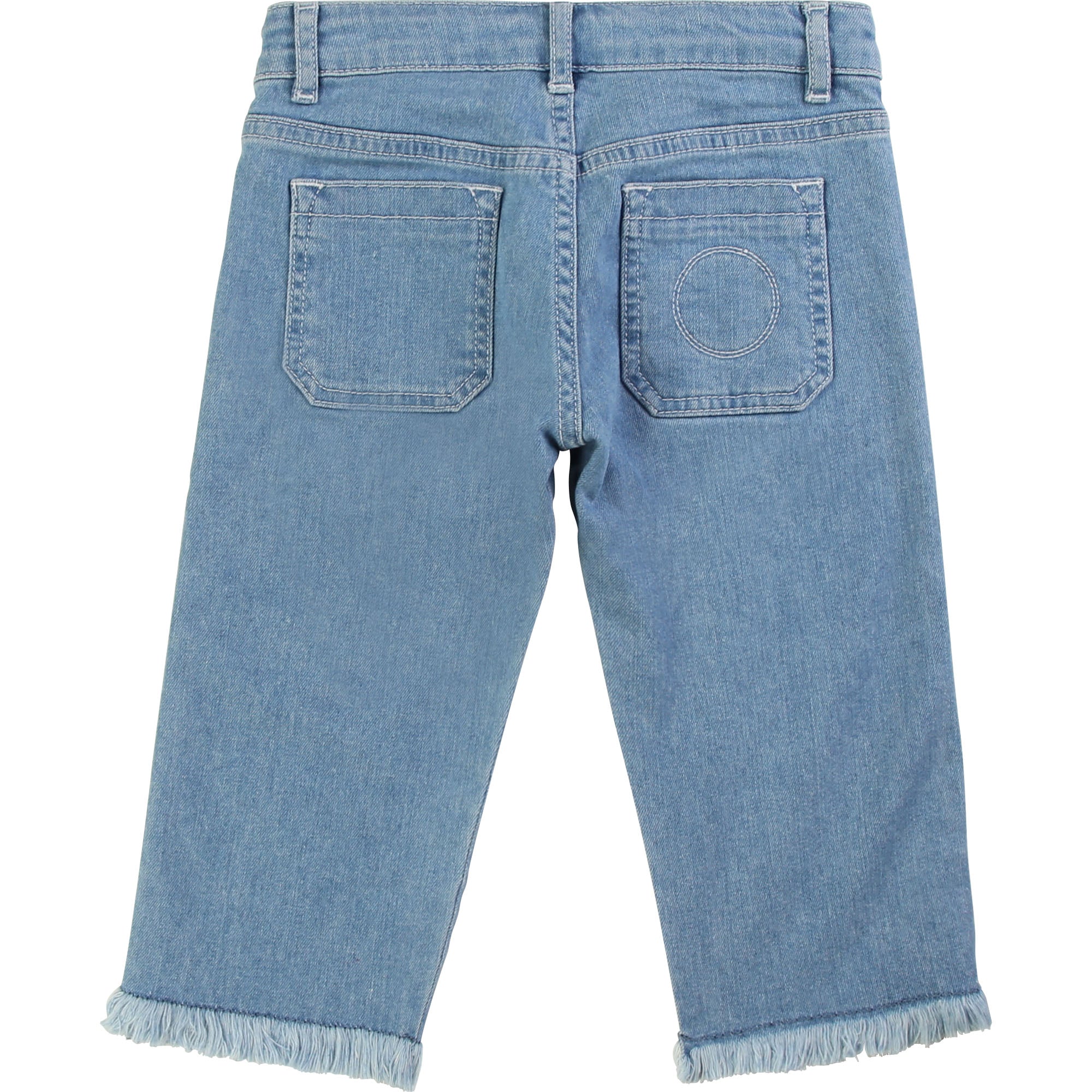 Girls Blue Denim Trousers
