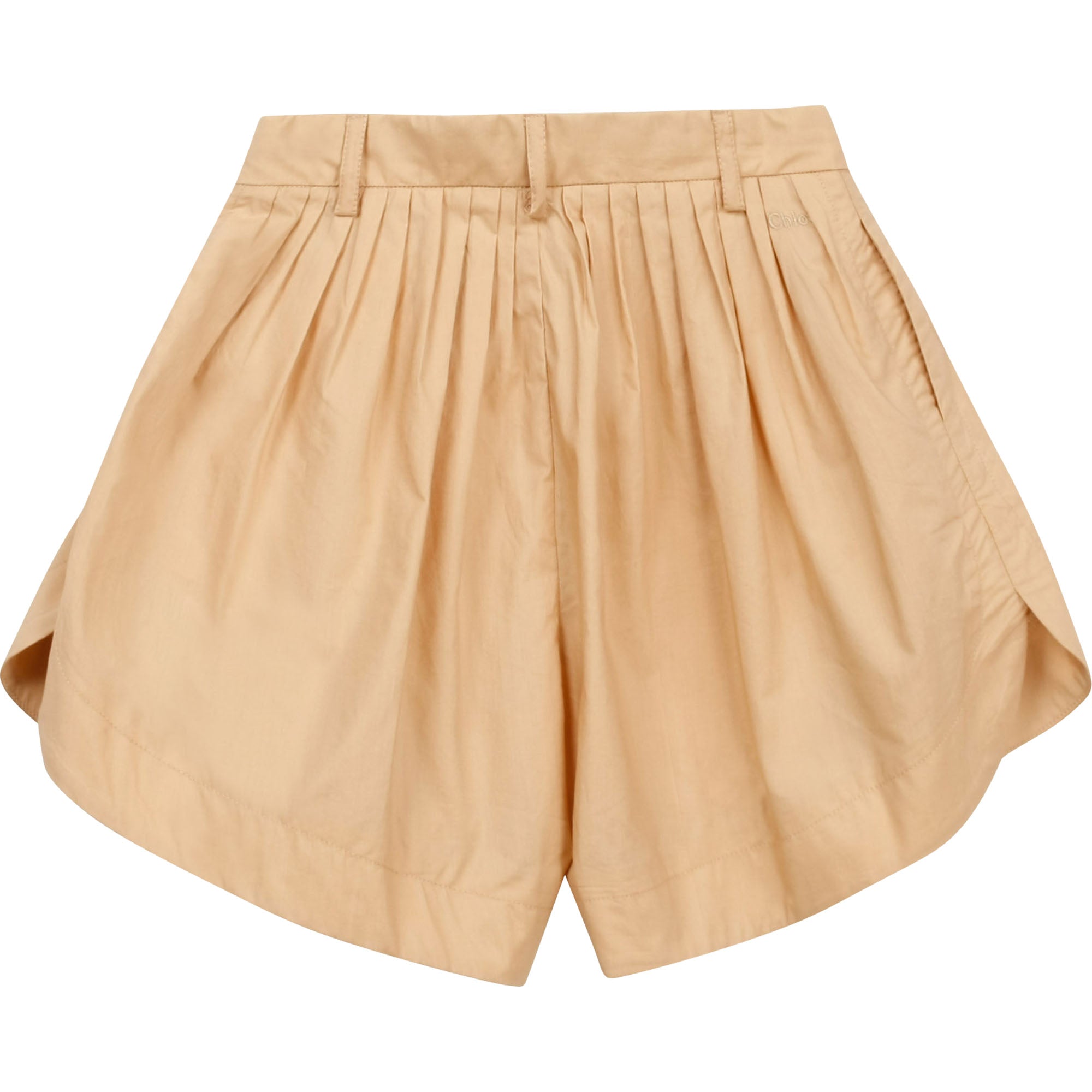 Girls Pink Cotton Shorts