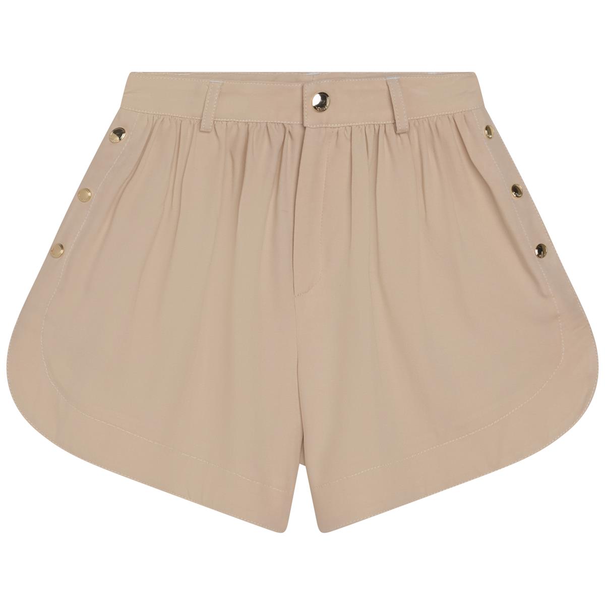 Girls Beige Shorts