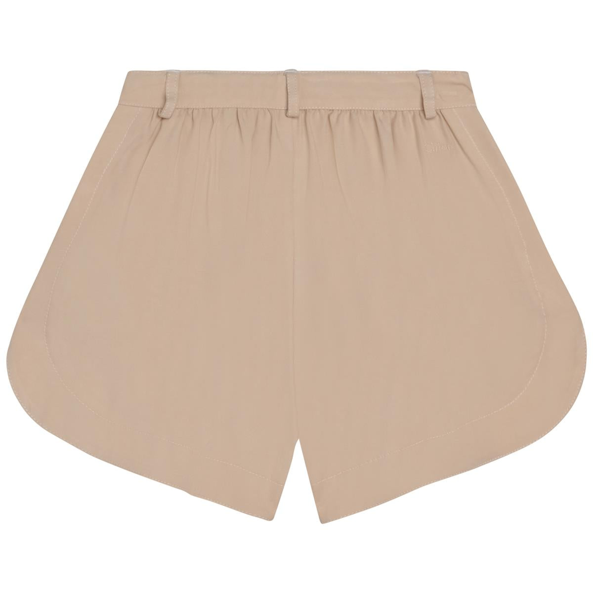 Girls Beige Shorts