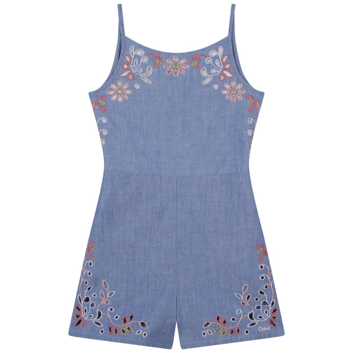 Girls Blue Jumpsuit