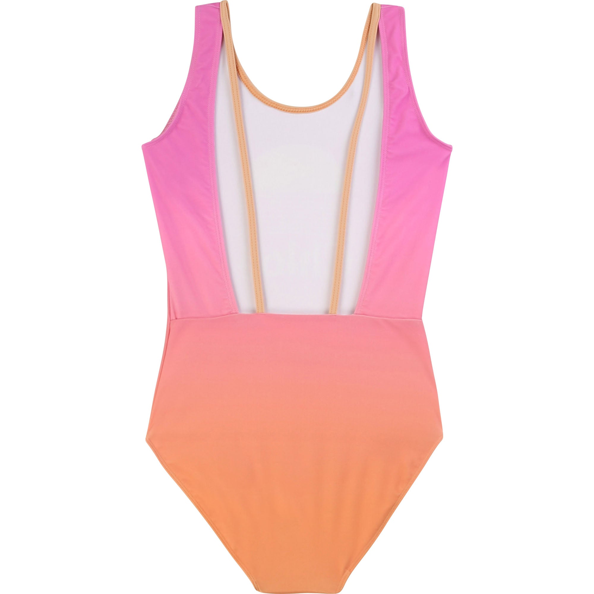 Girls Pink Logo Swimsuit