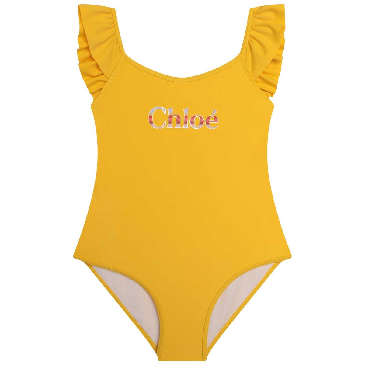Girls Yellow Swimsuit