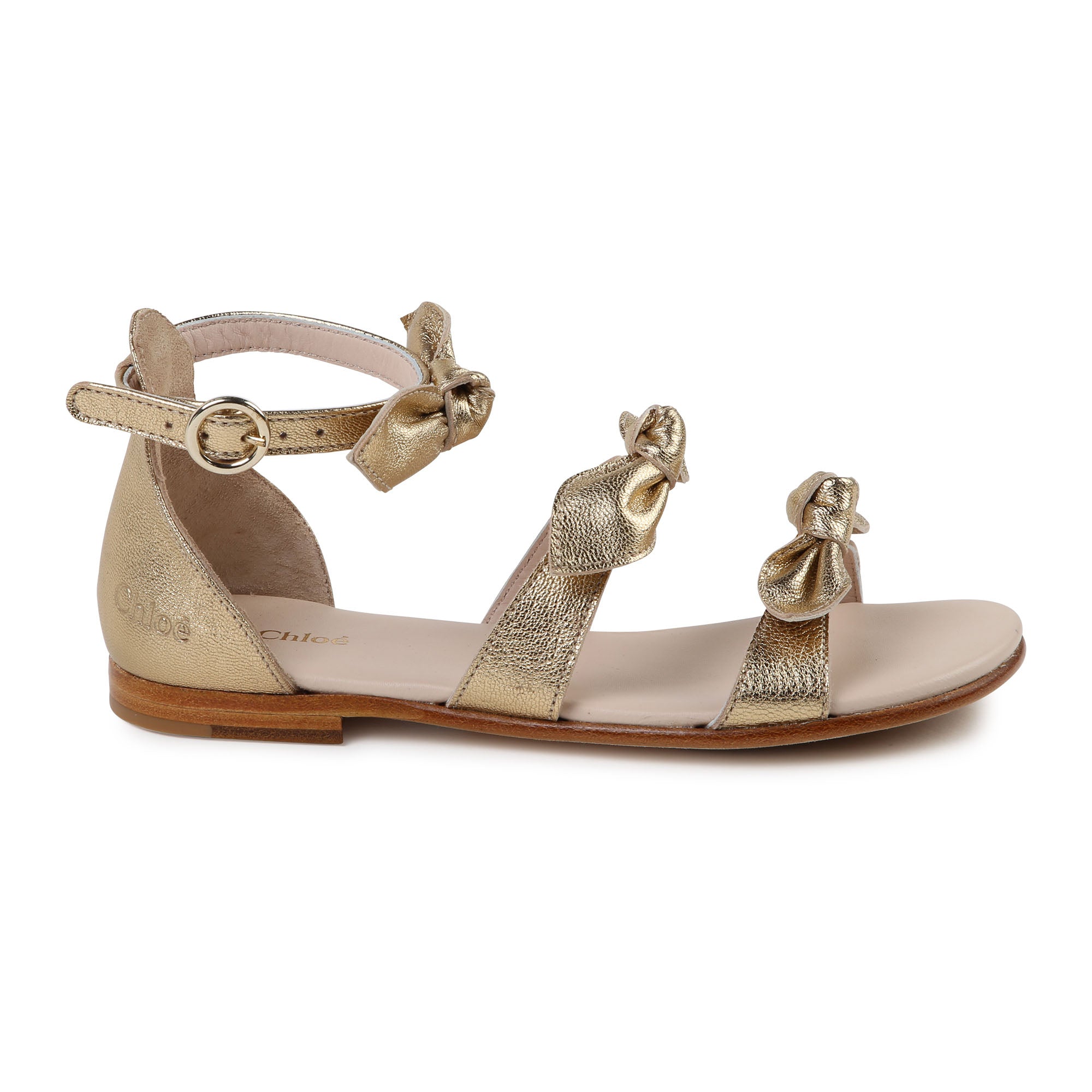 Girls Golden Sandales