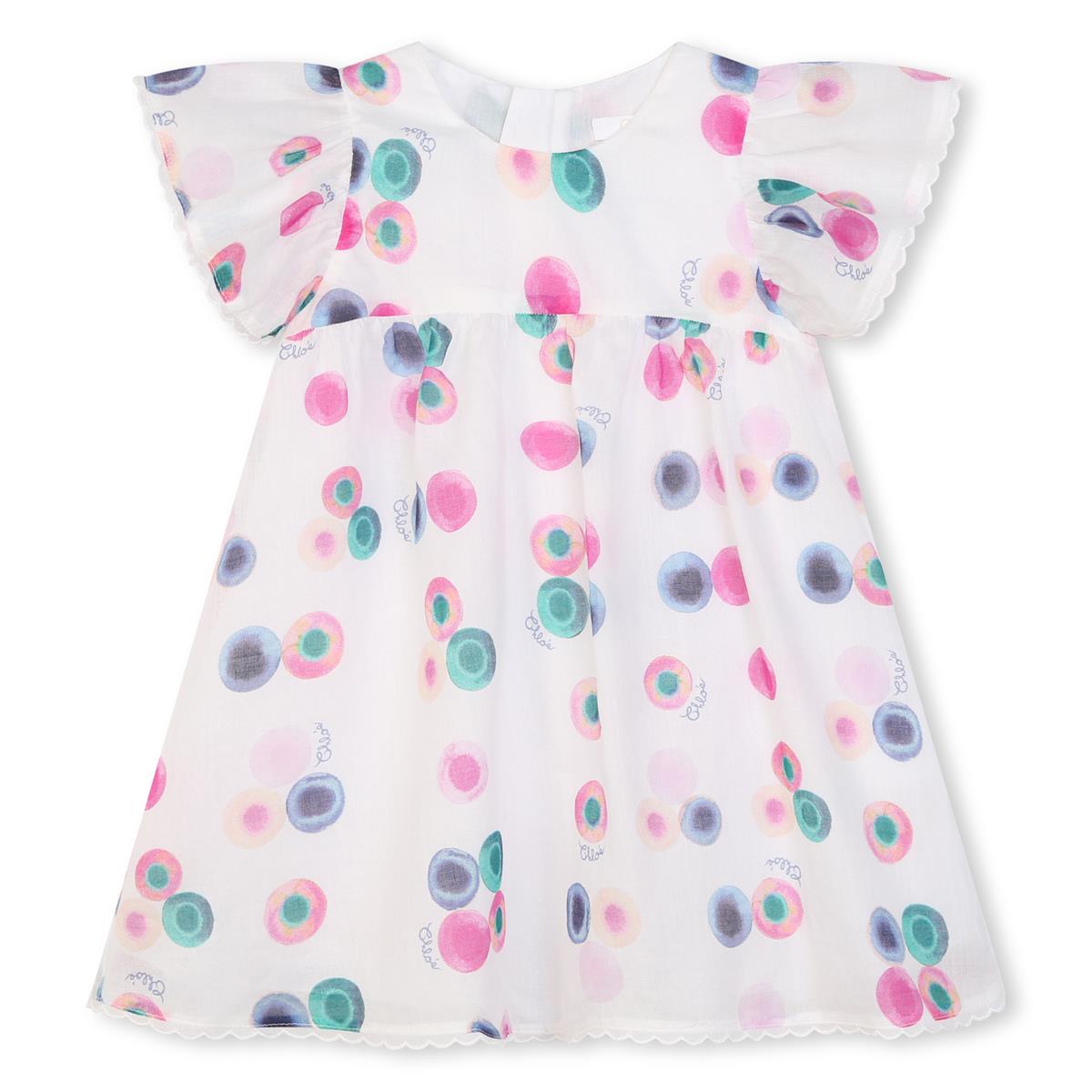 Baby Girls White Cotton Dress