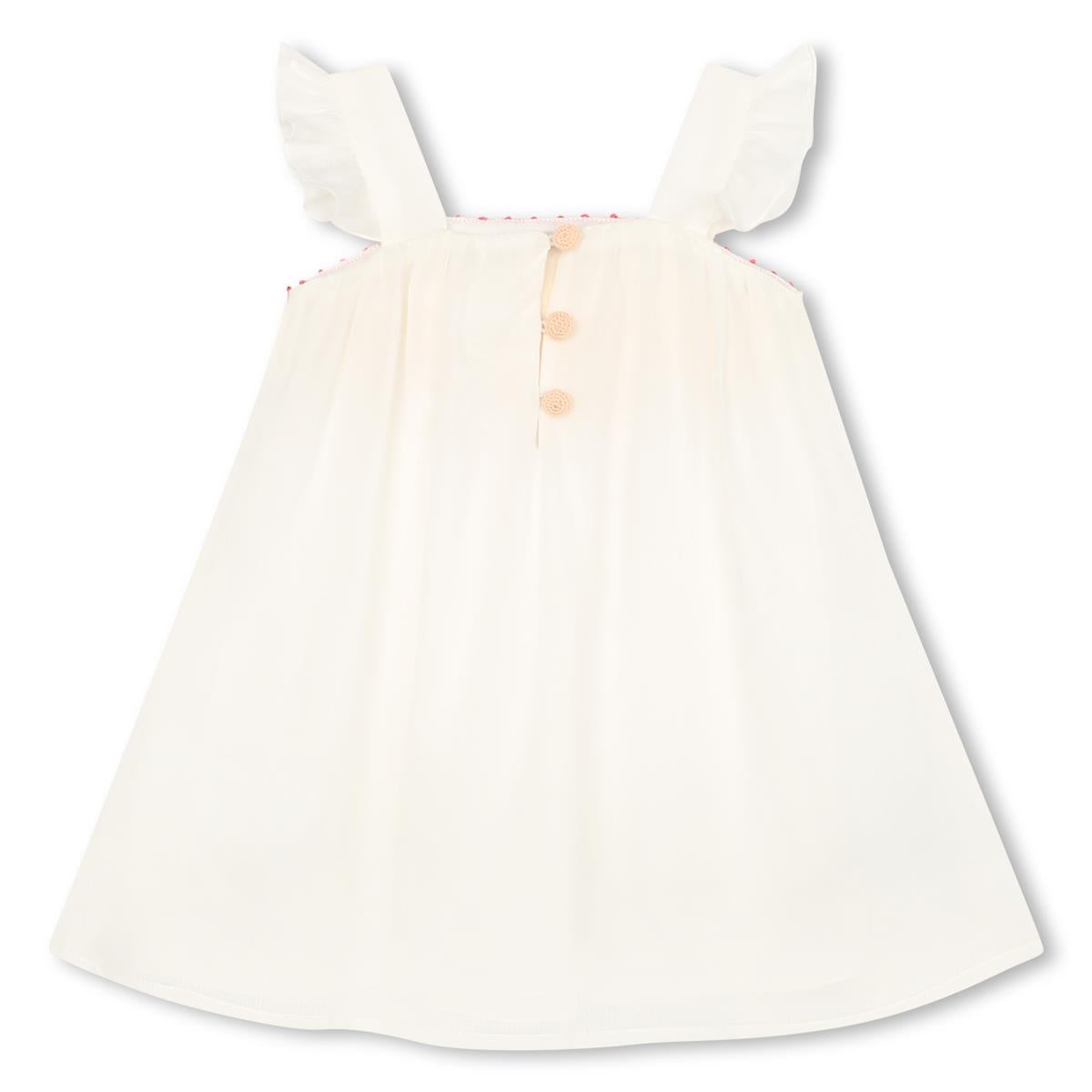 Baby Girls White Cotton Dress