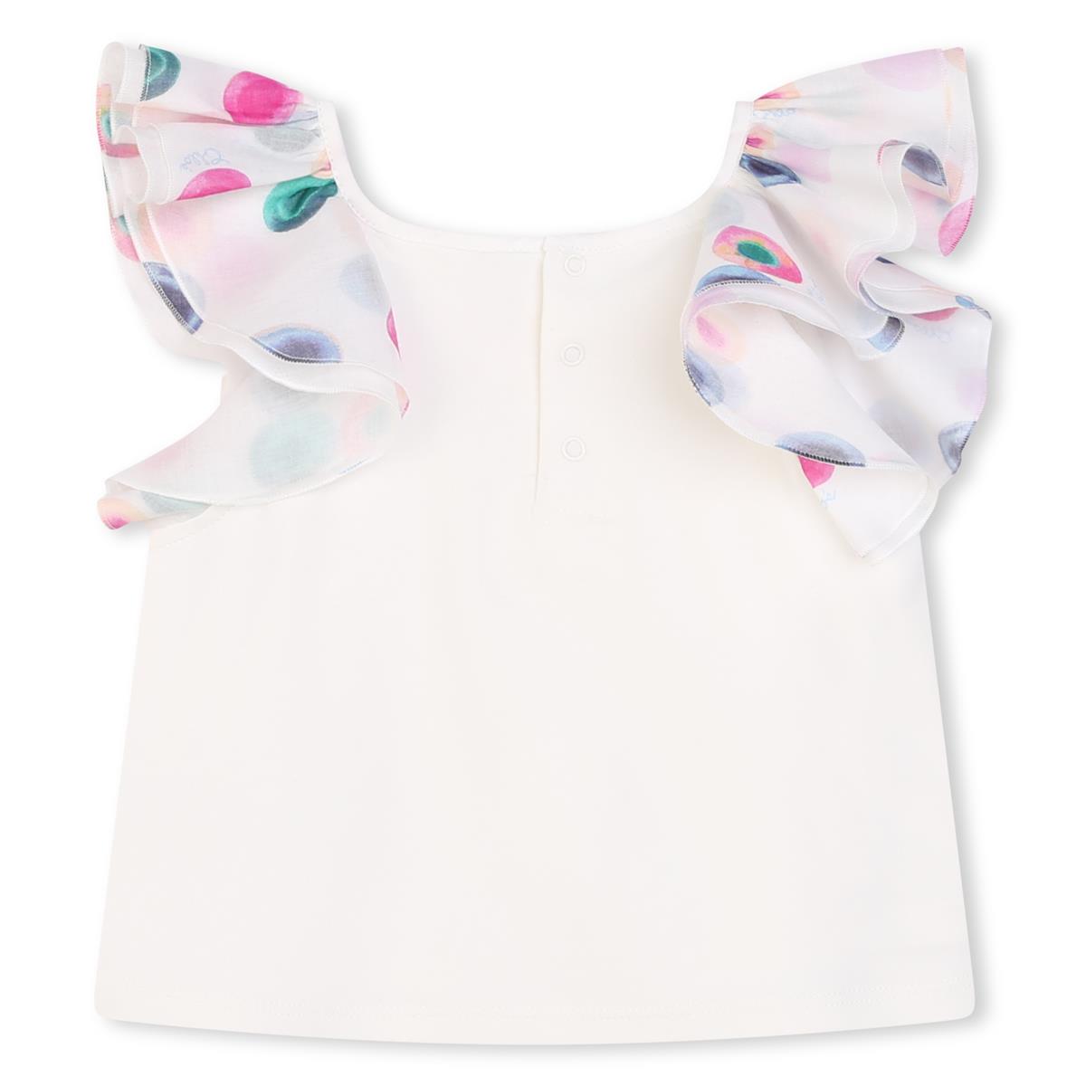 Baby Girls White Cotton Top