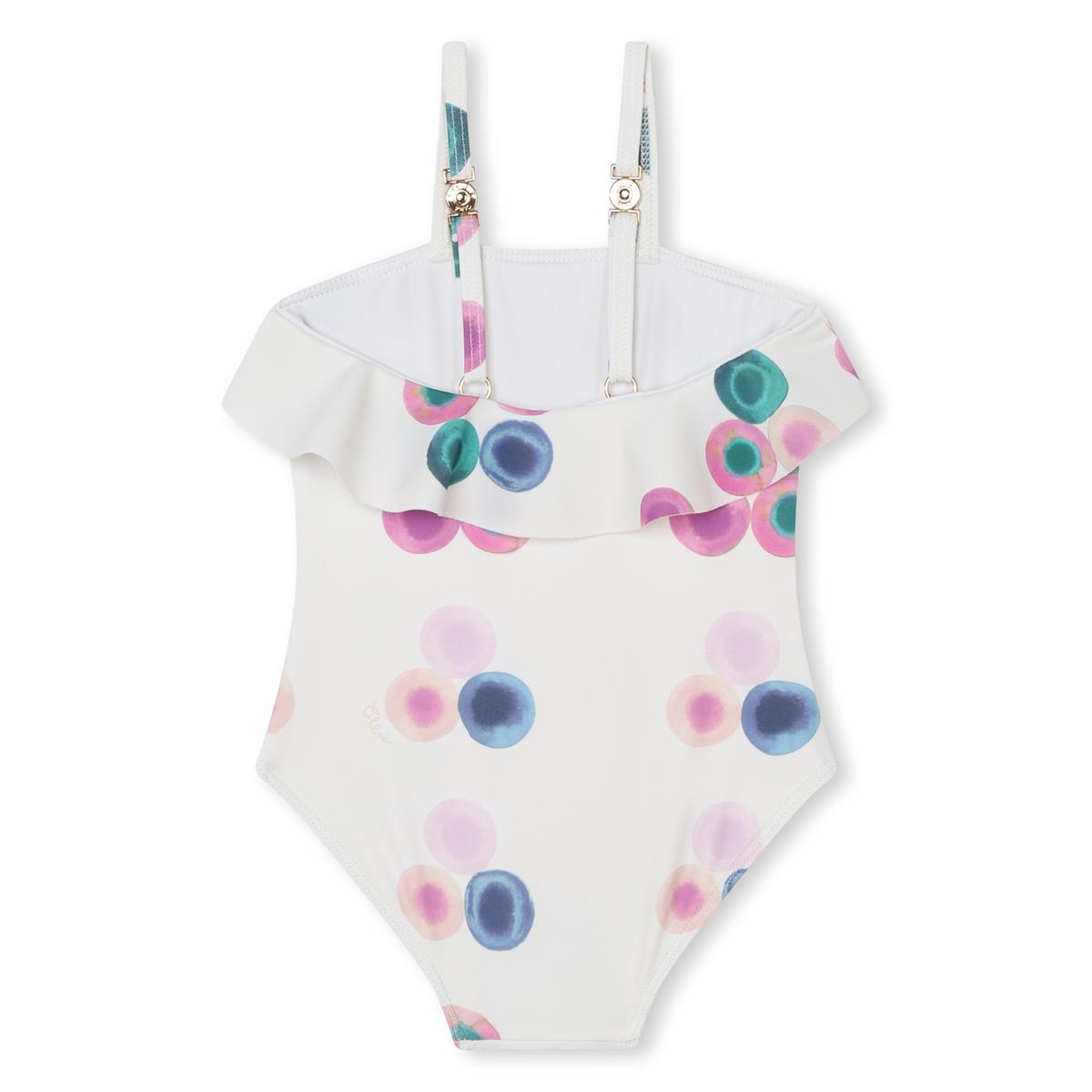 Baby Girls White Swimsuit