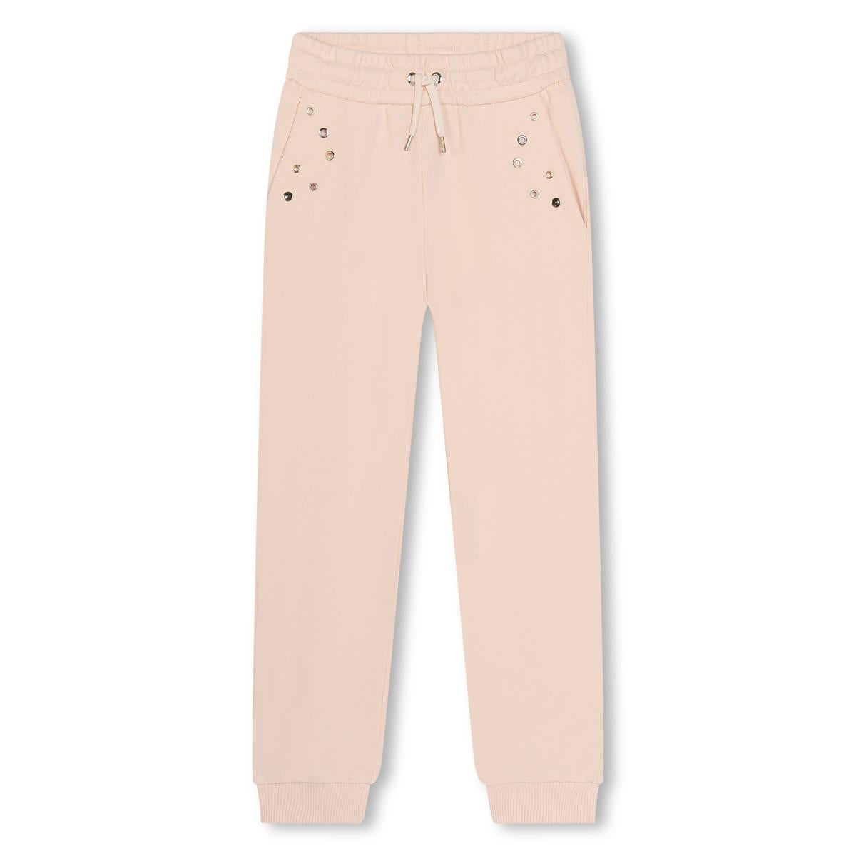 Girls Pink Cotton Trousers