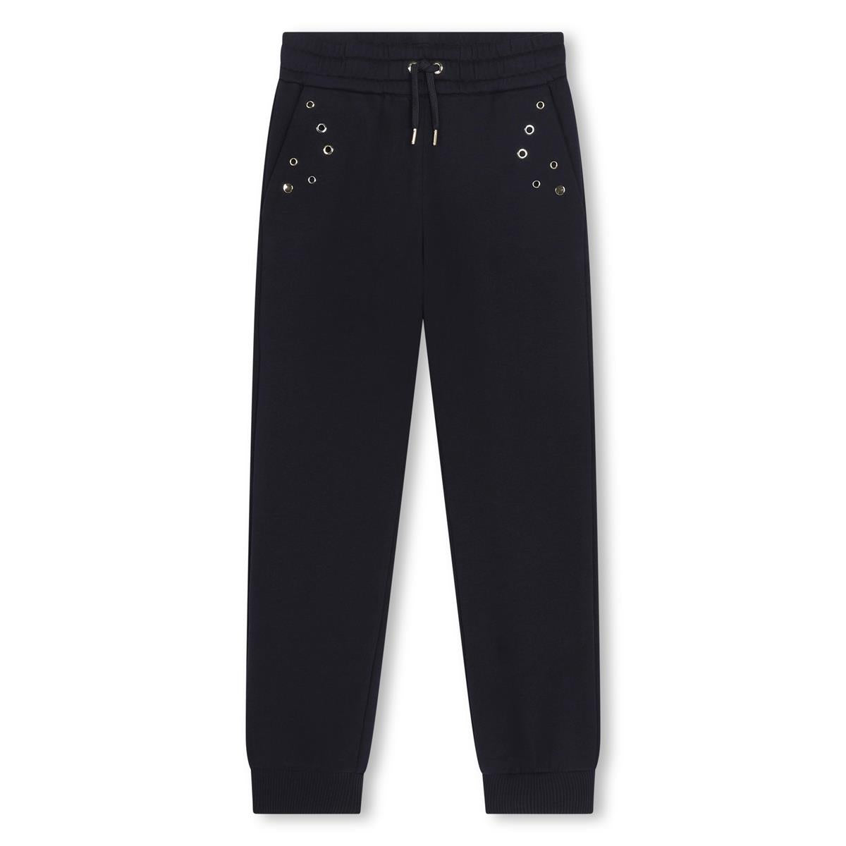Girls Blue Cotton Trousers