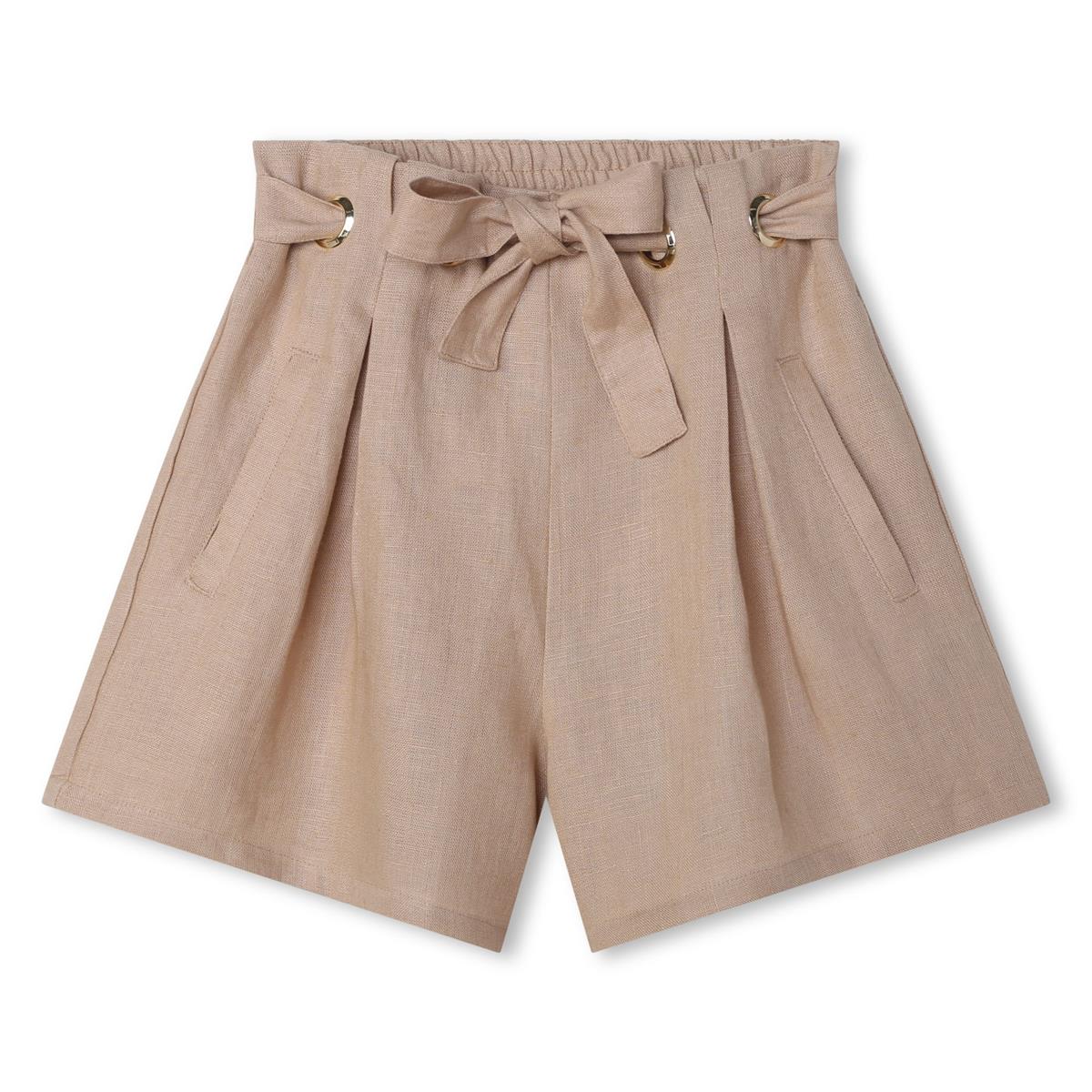 Girls Beige Shorts