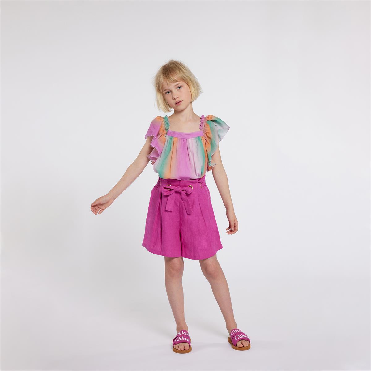 Girls Fuchsia Shorts
