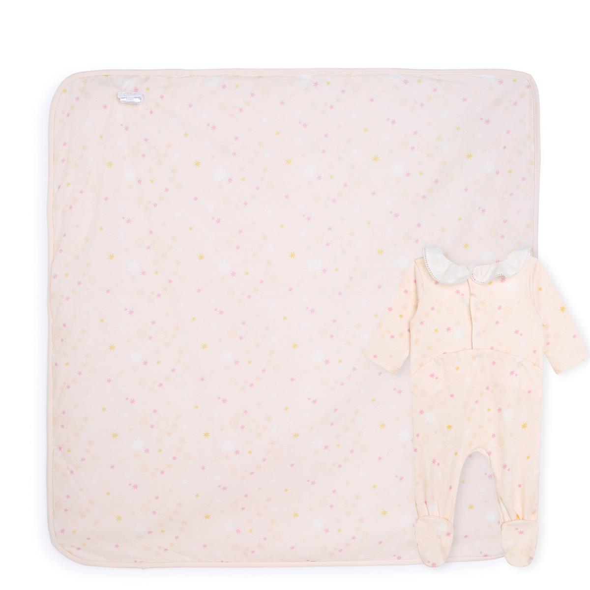 Baby Girls Pink Cotton Set