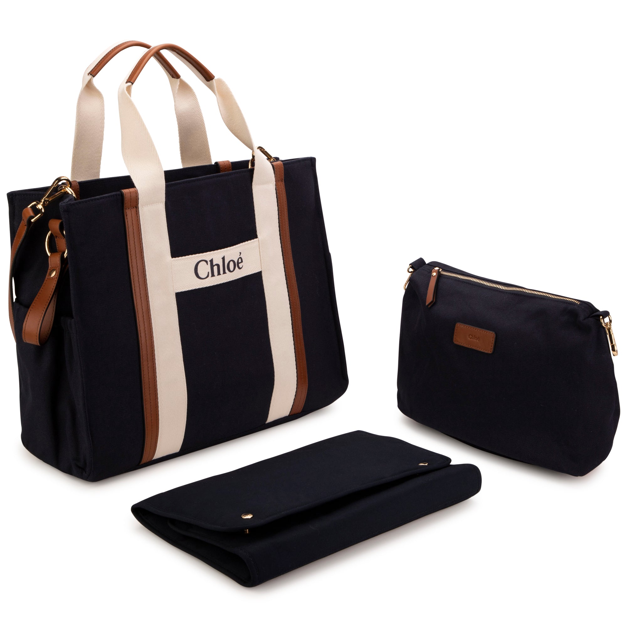 Girls Blue Logo Handbag