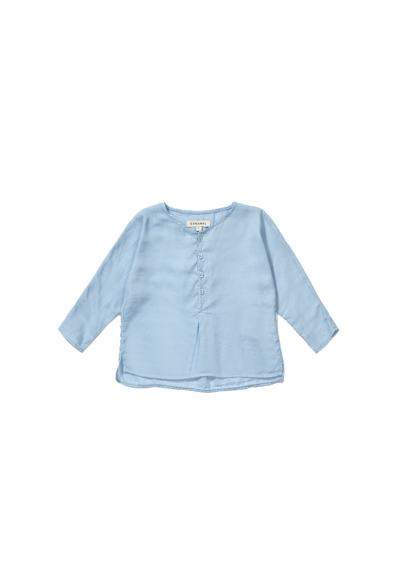 Baby Dusty Blue Woven Shirt