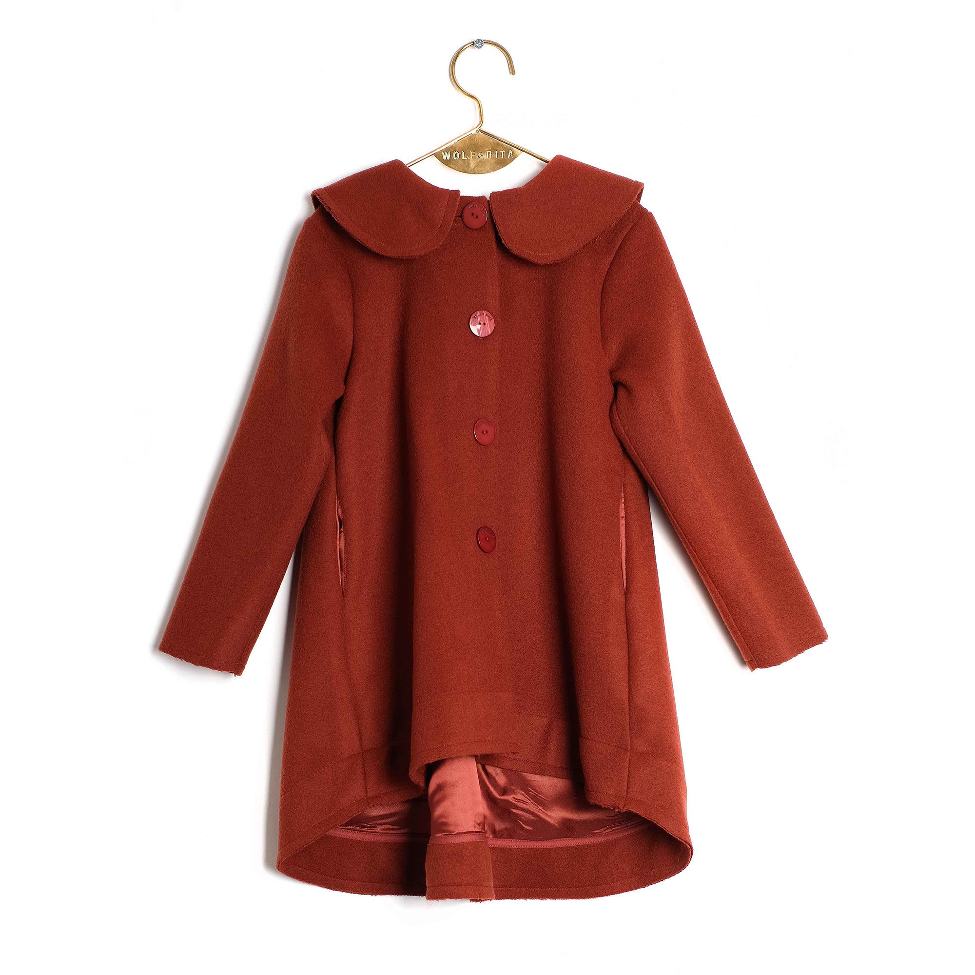 Girls Brick Coat
