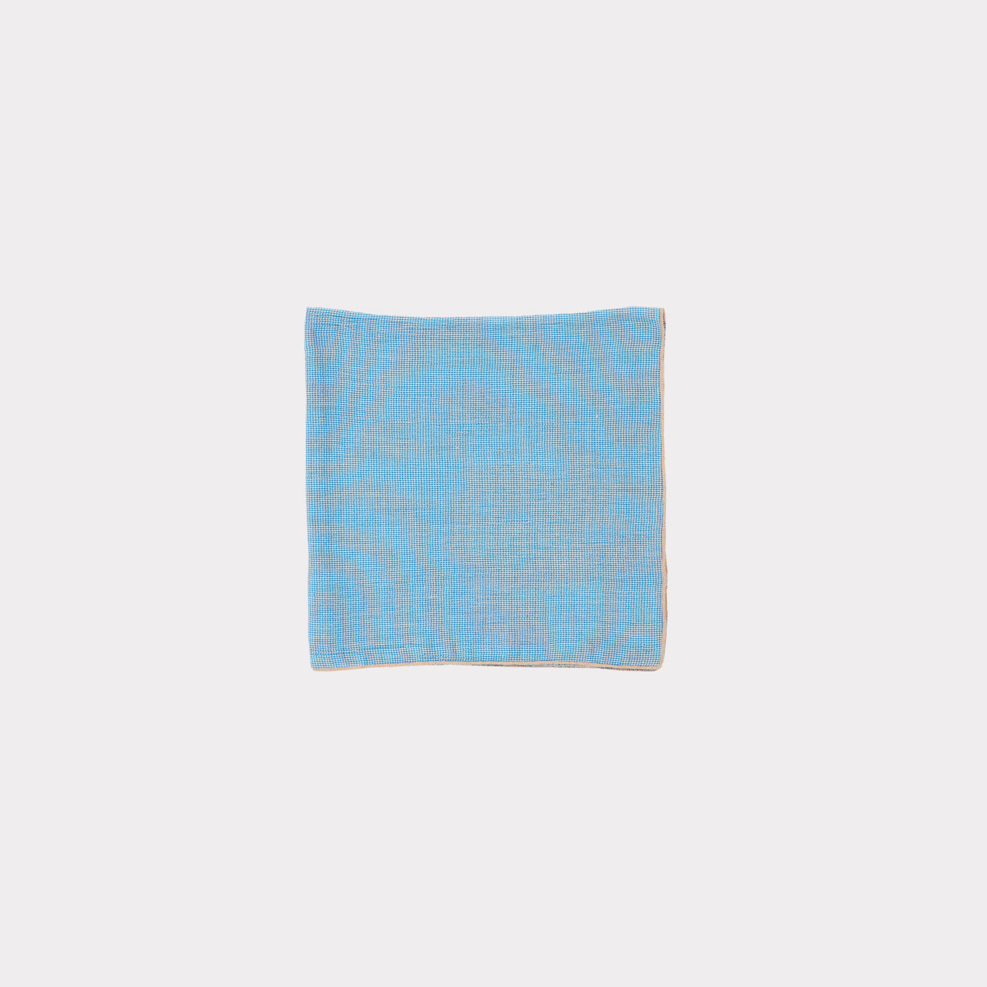 Girls Blue Dots Cotton Scarf