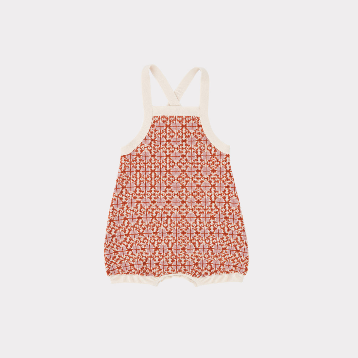 Baby Girls Red Wool Romper