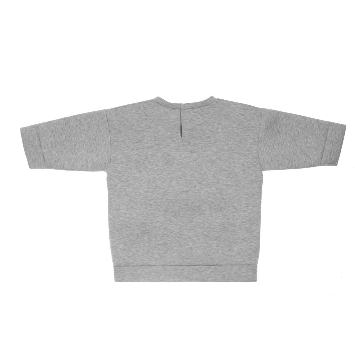 Baby Grey Coccinella Printed Trims Cotton Sweatshirt - CÉMAROSE | Children's Fashion Store - 3