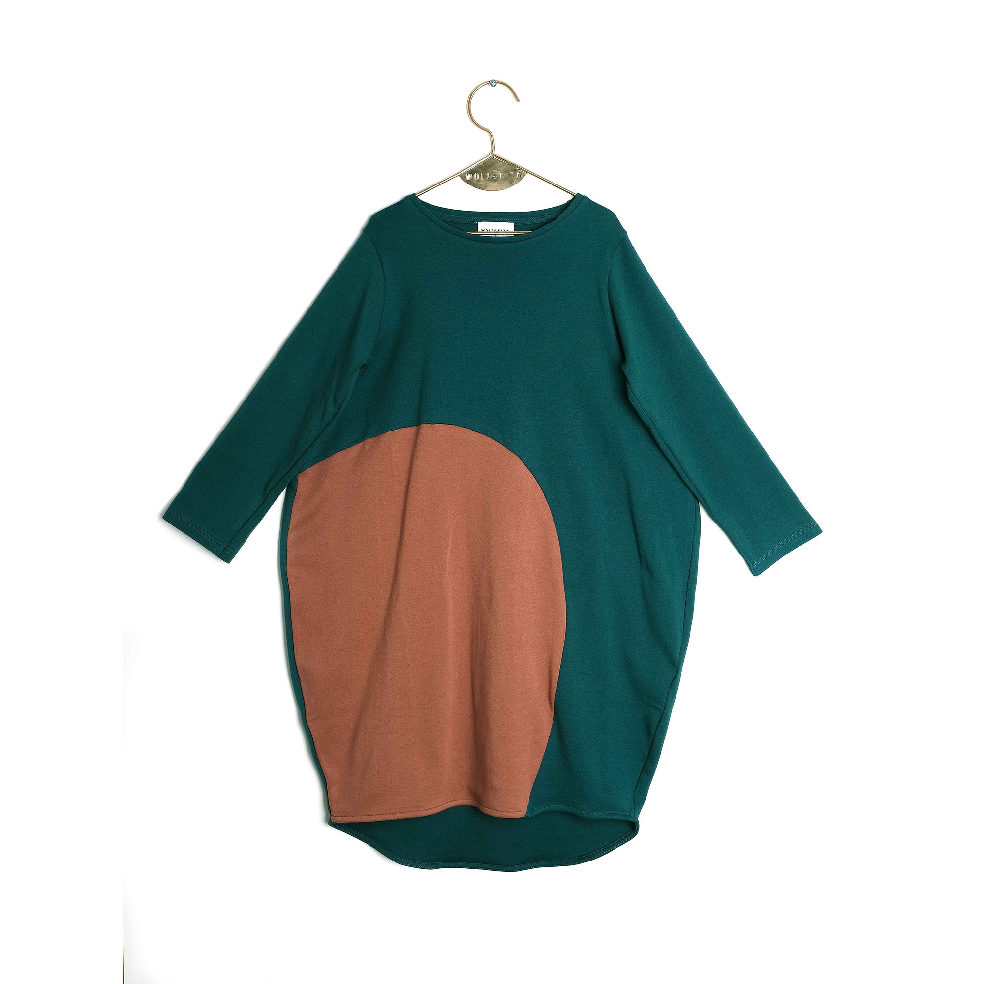 Girls Anabela Brick Sun Cotton Dress