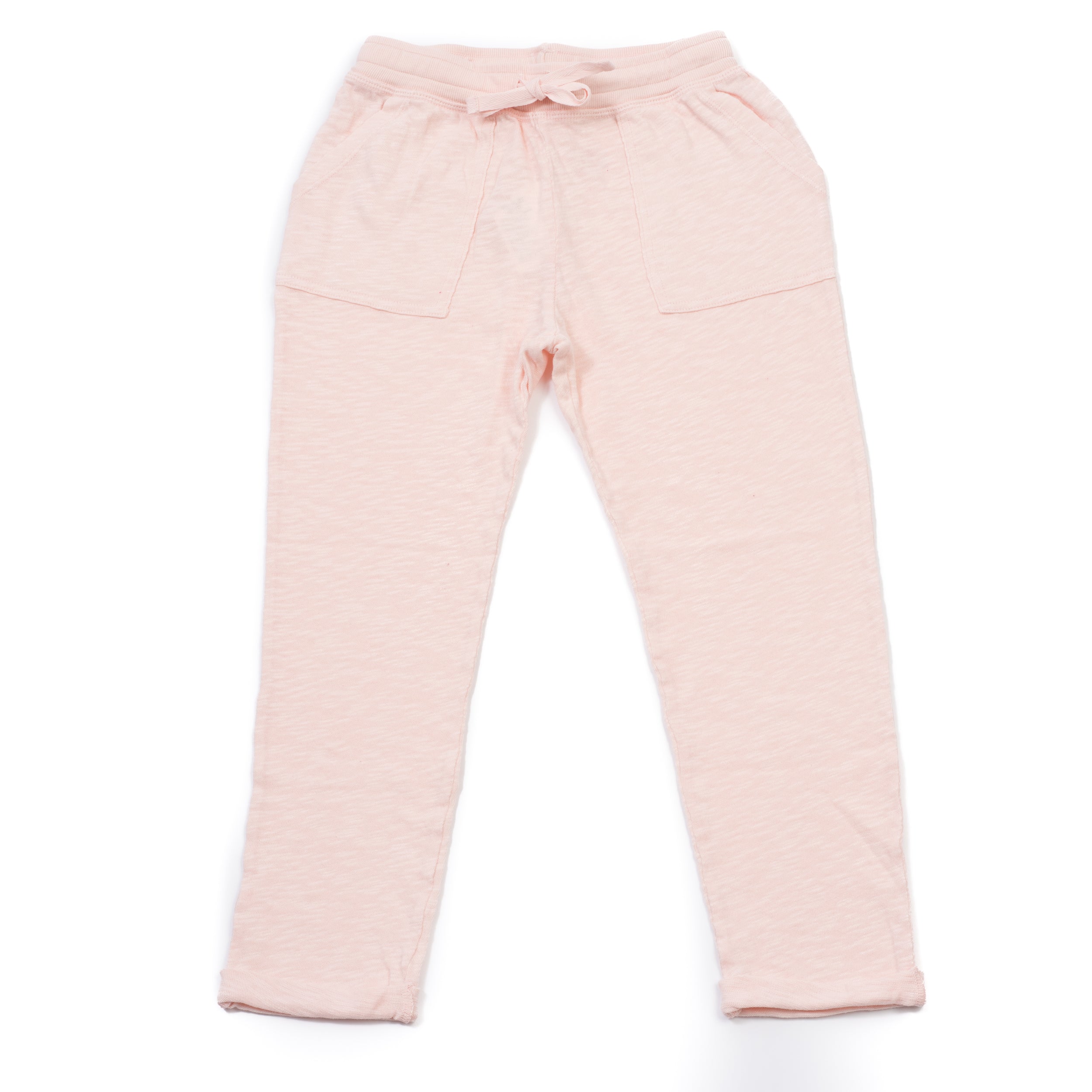 Girls Rose Blossom Cotton Jersey Pants