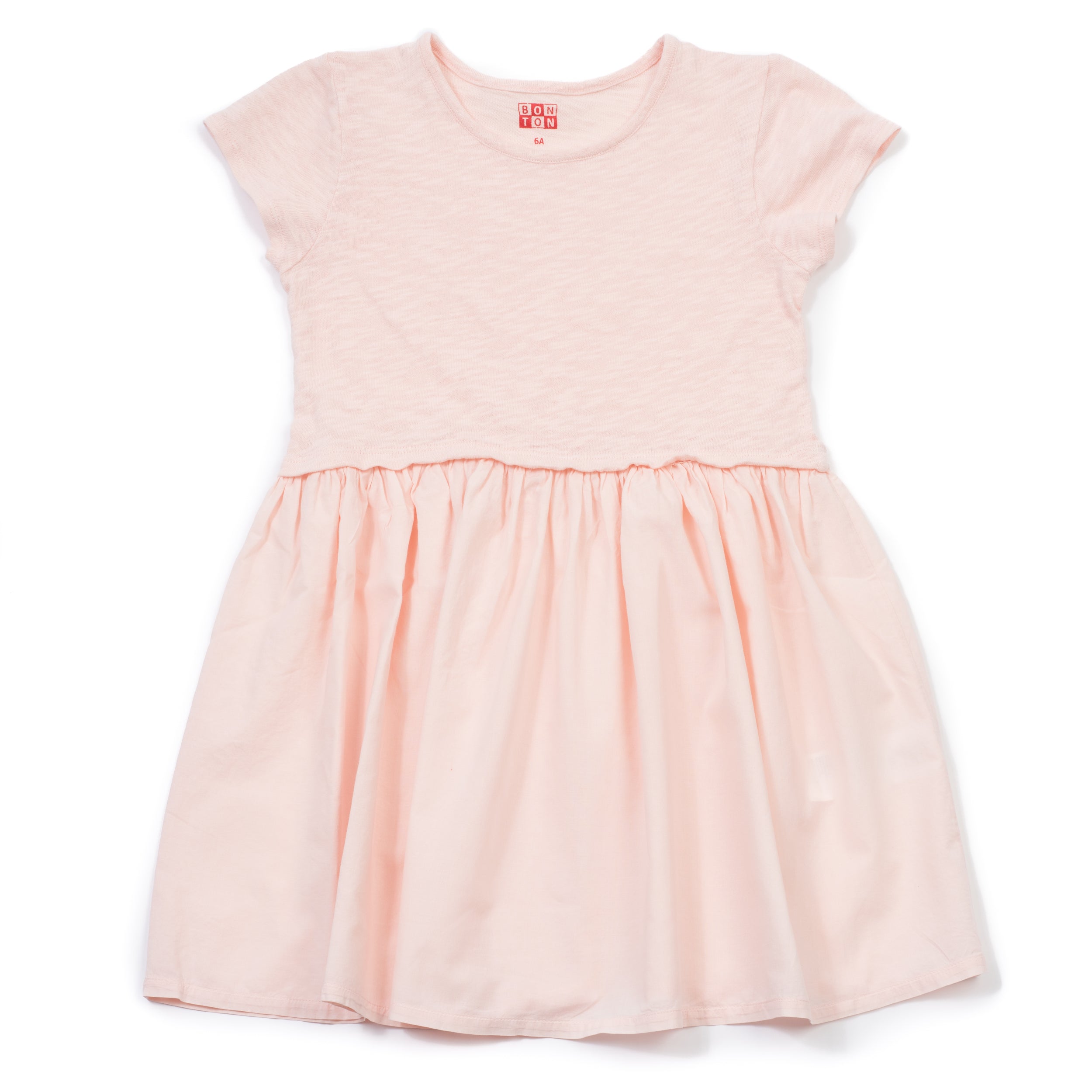 Girls Rose Blossom Cotton Dress