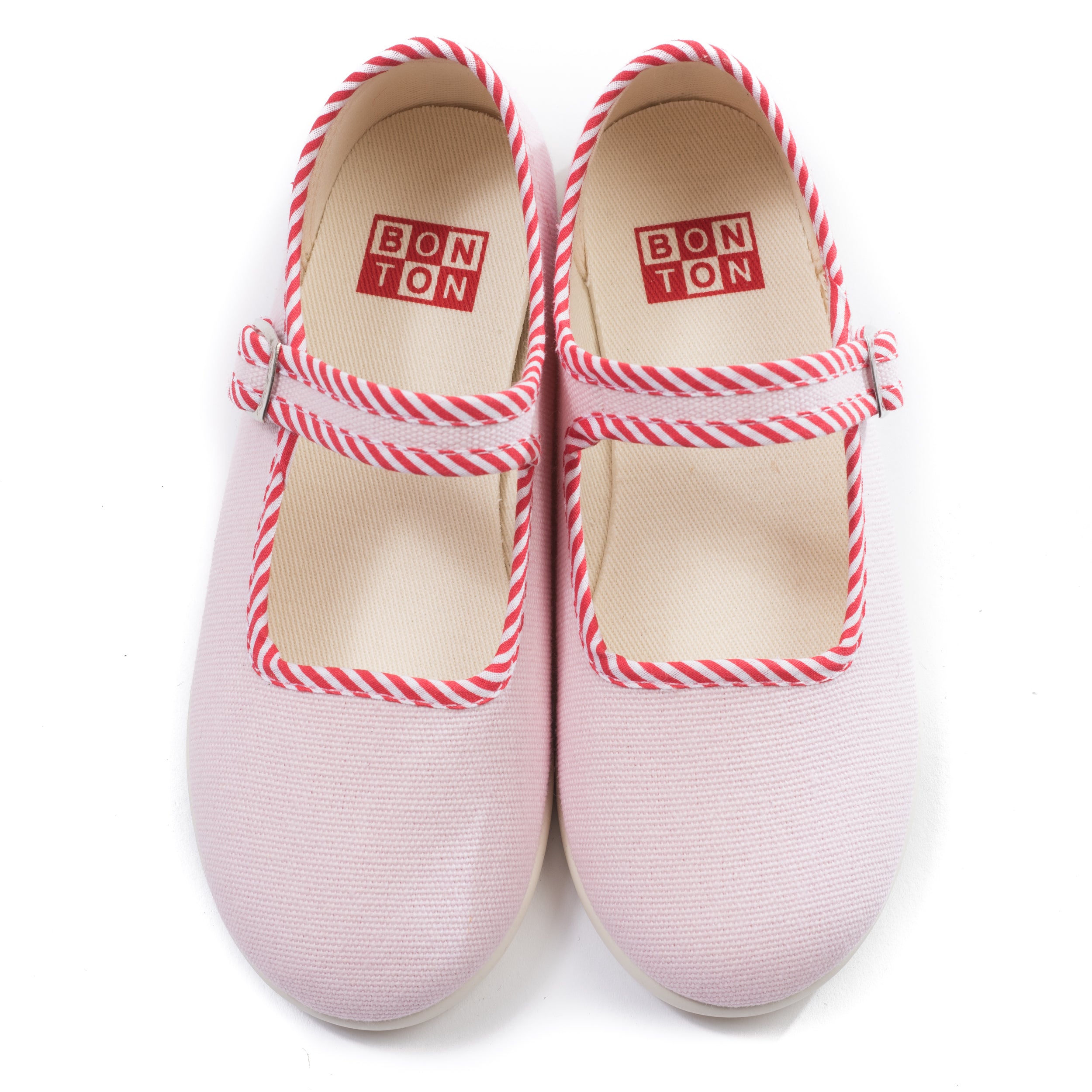 Girls Rose Planined Slippers With Buckle