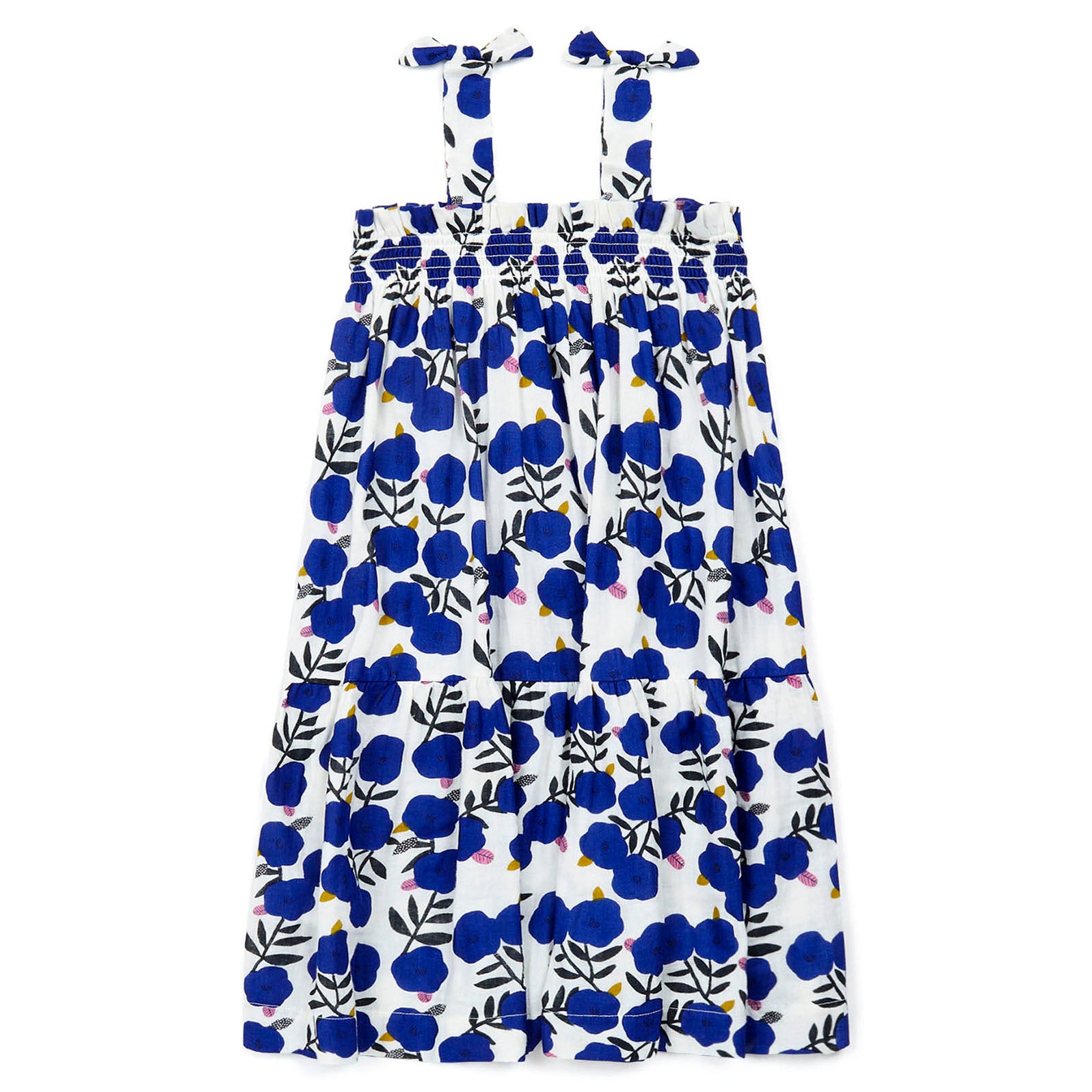 Girls Blue Cotton Dress