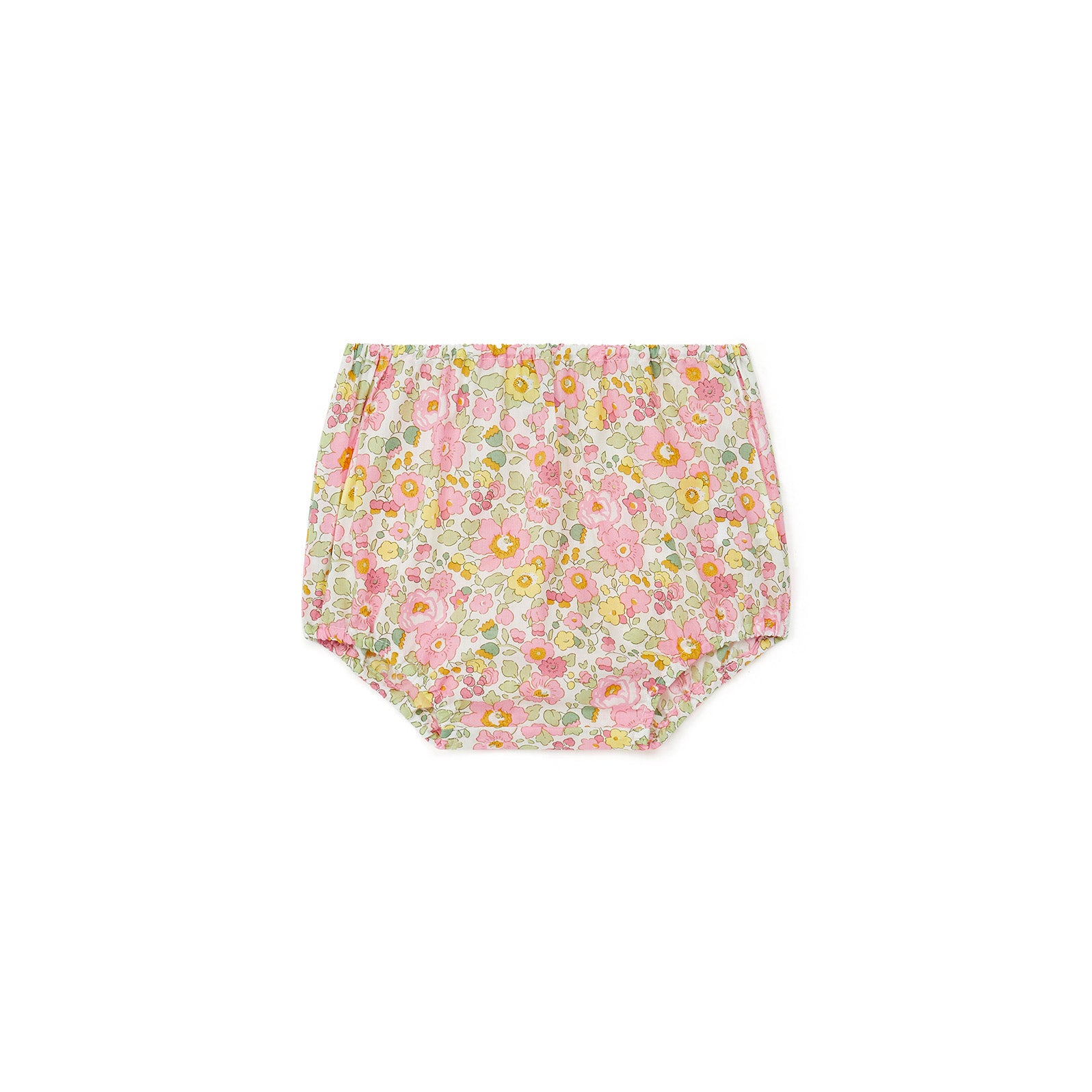 Baby Girls Yellow Flowers Cotton Bloomers