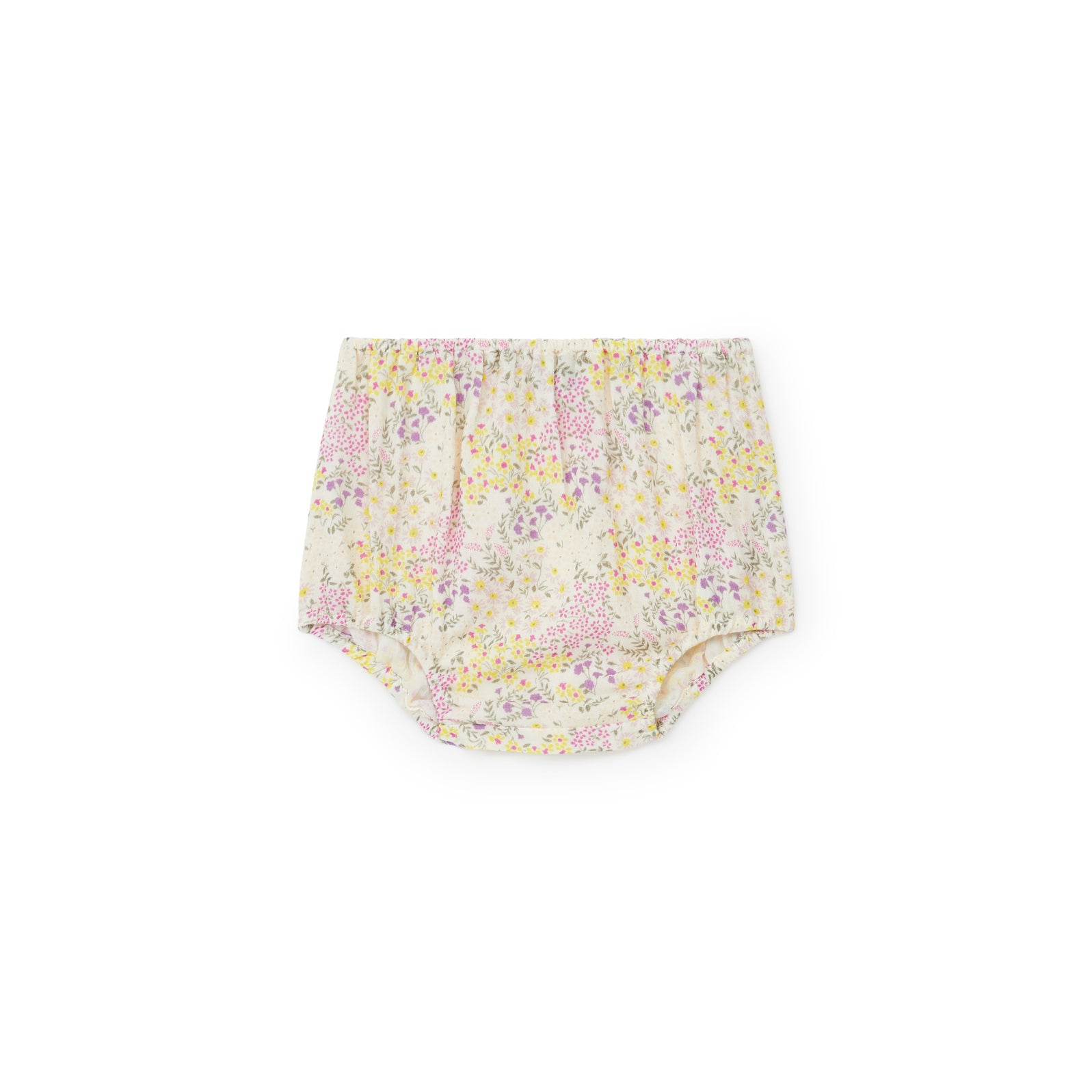 Baby Girls Yellow Cotton Bloomers